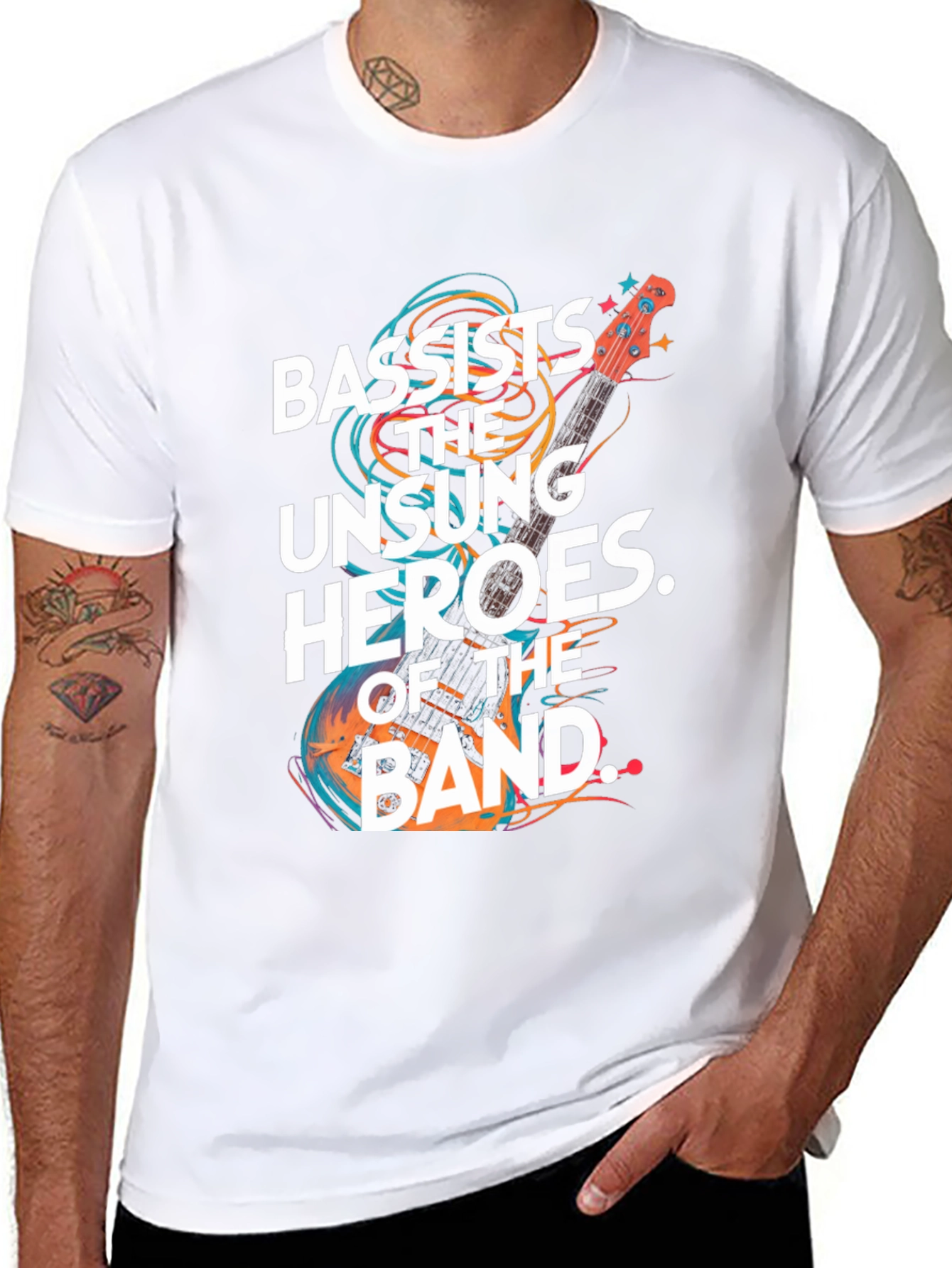 Bassist Unsung Hero Graphic Tee