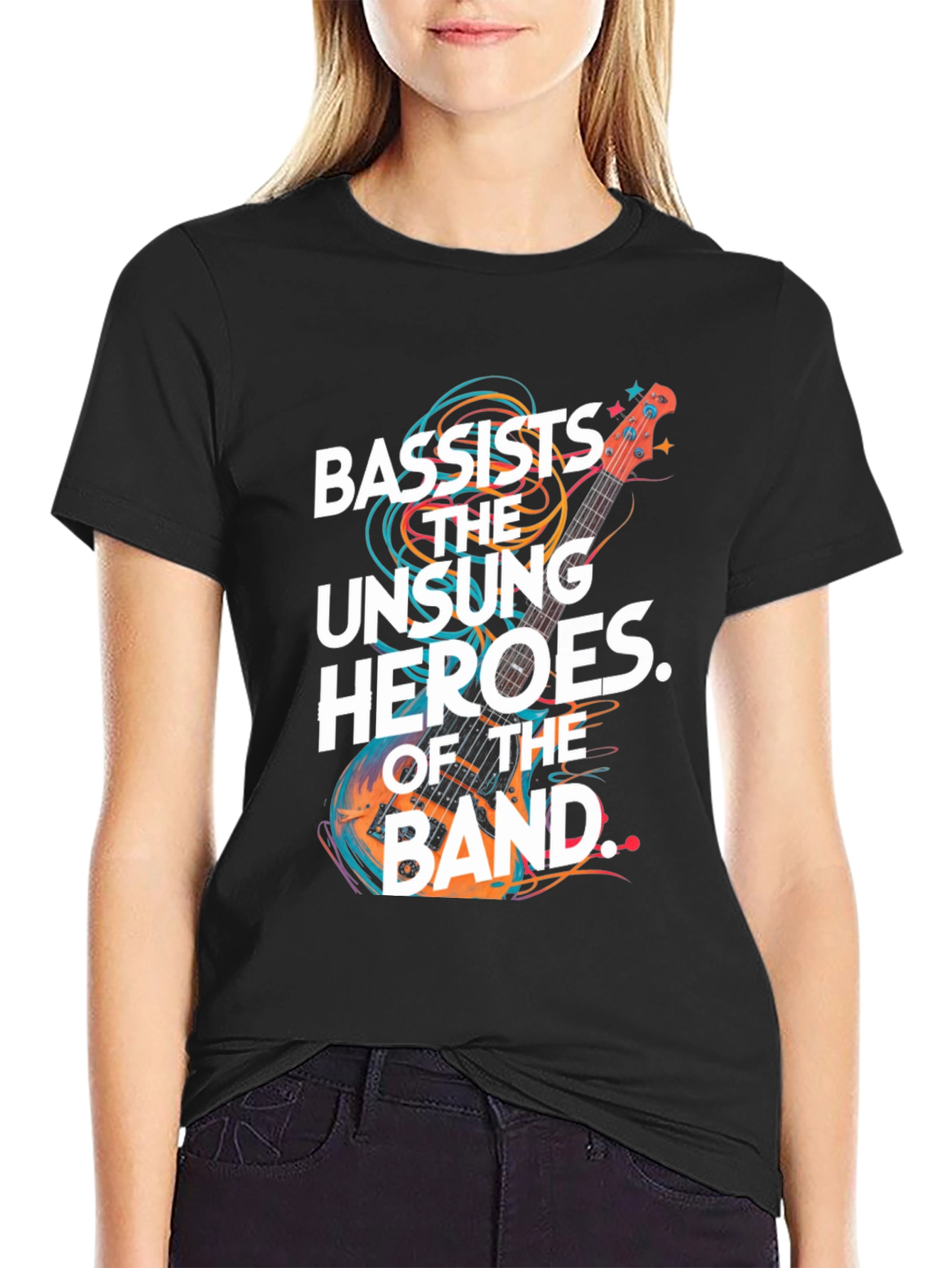 Bassist Unsung Hero Graphic Tee