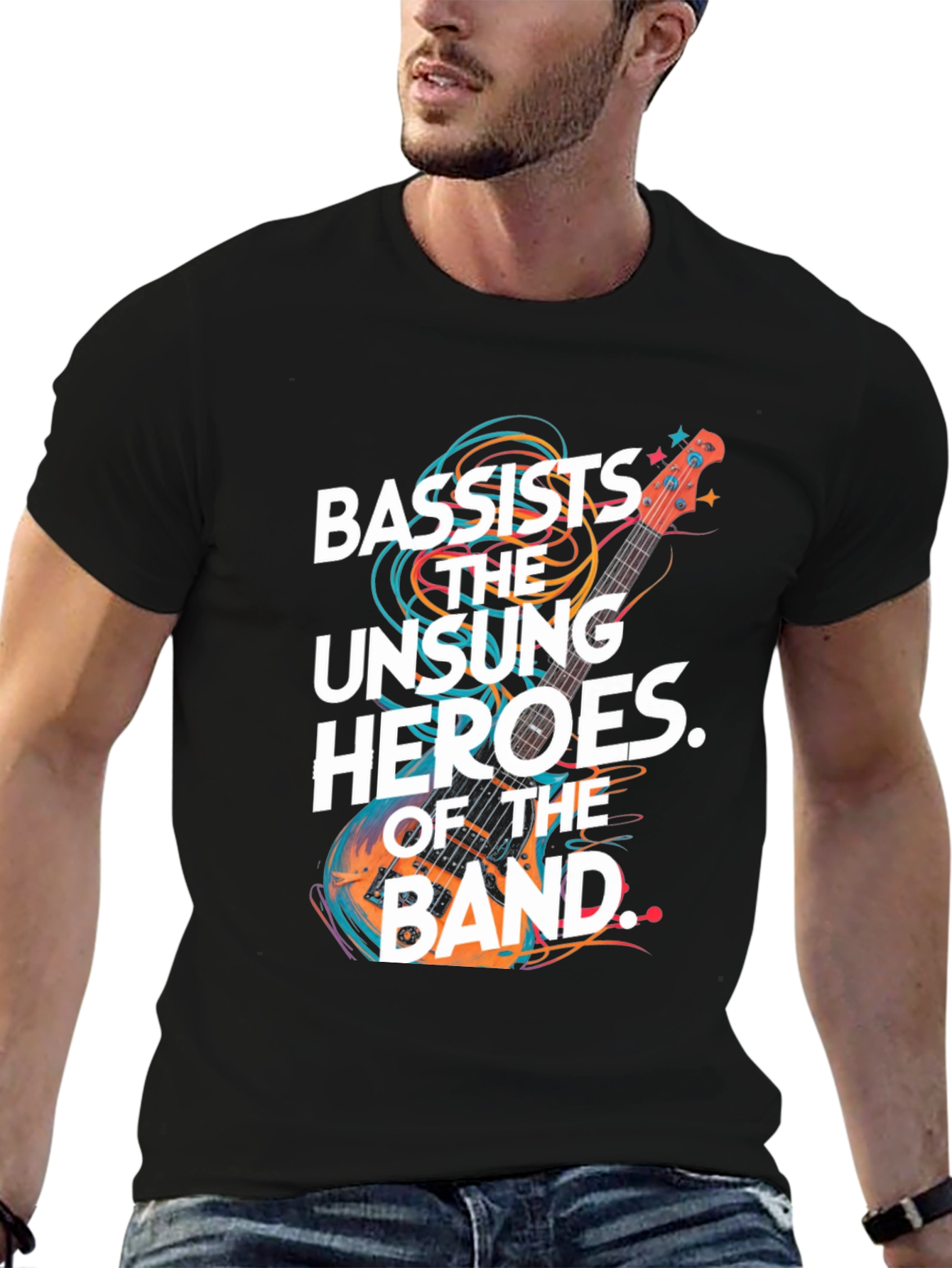 Bassist Unsung Hero Graphic Tee
