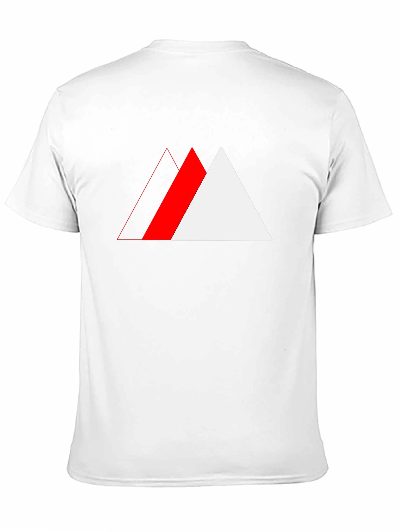 Abstract Triangle Graphic Tee - Cool Casual Wear