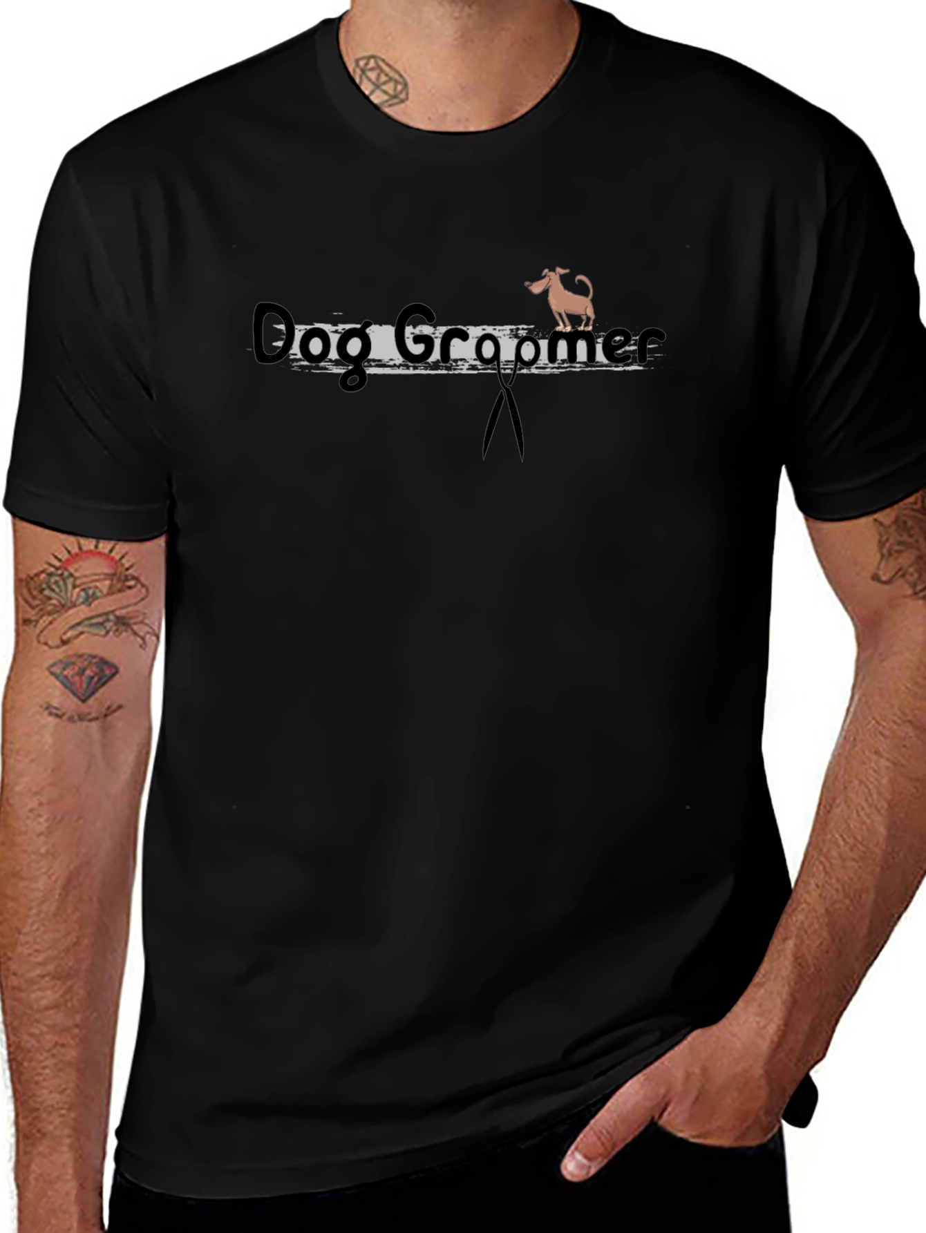 Dog Groomer Graphic Tee - Stylish & Comfortable