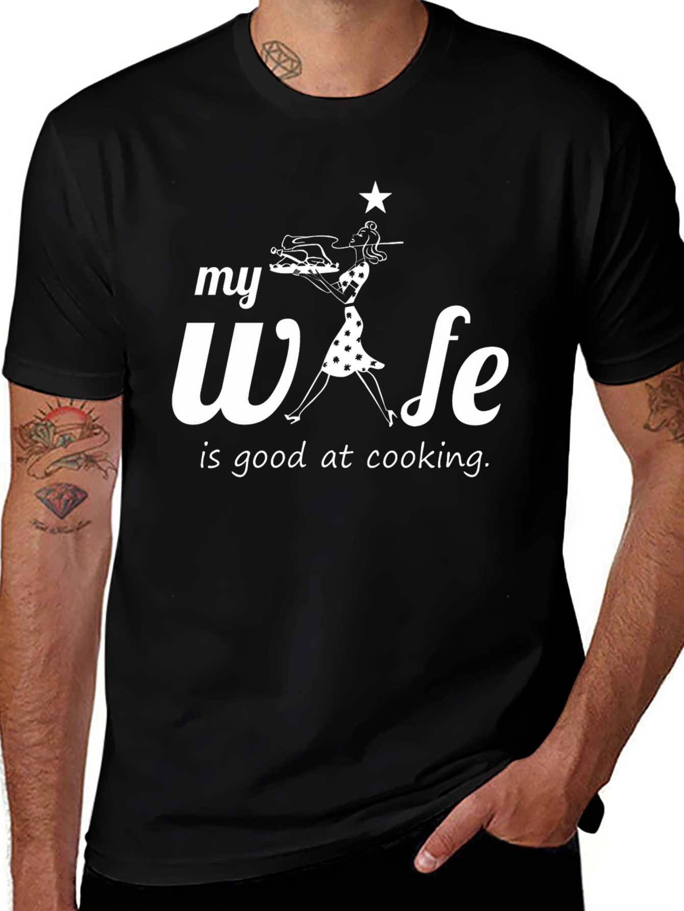 Funny My Wife Cooking T-Shirt