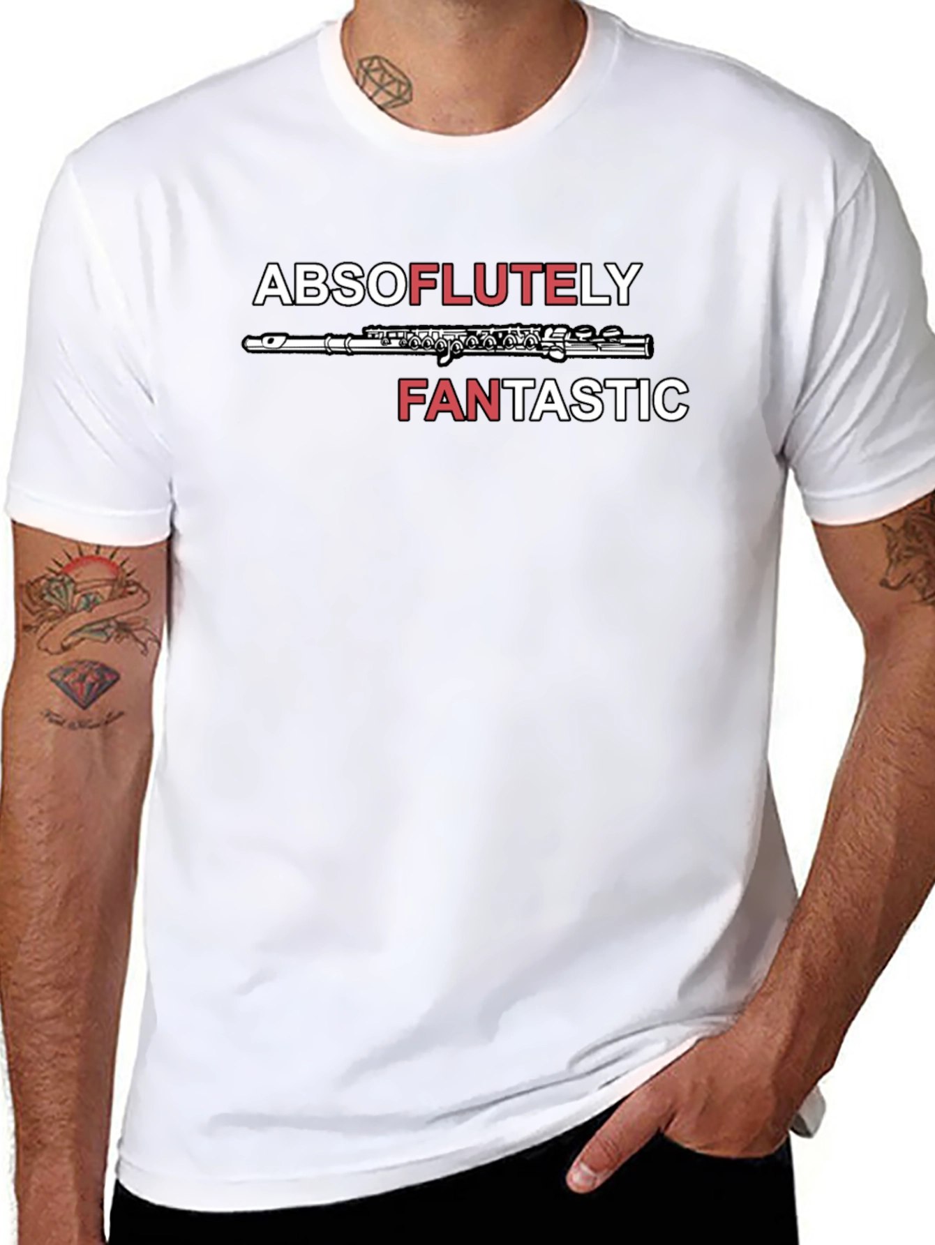 Absoflutely Fantastic Flute T-Shirt - Music Lover Tee
