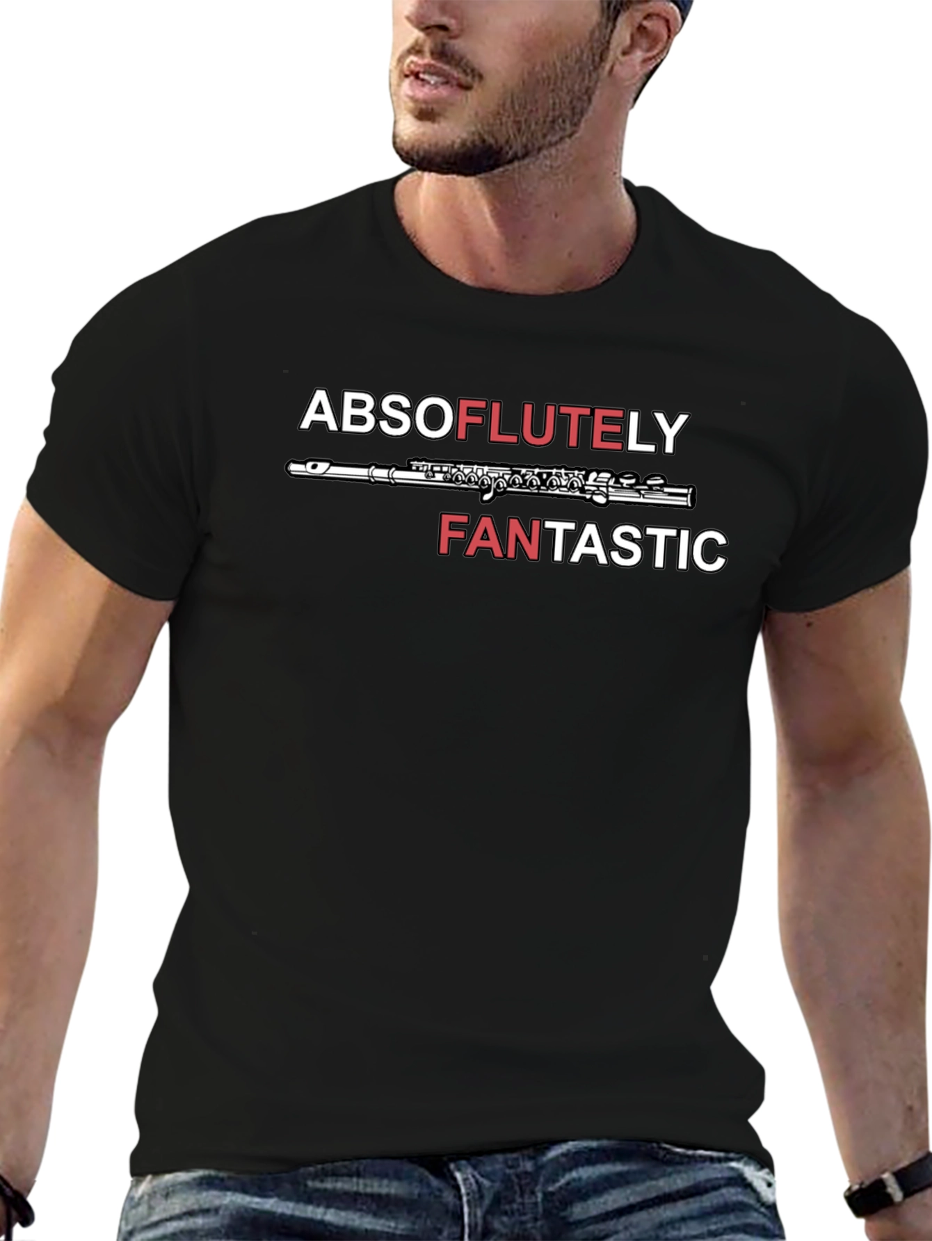 Absoflutely Fantastic Flute T-Shirt - Music Lover Tee