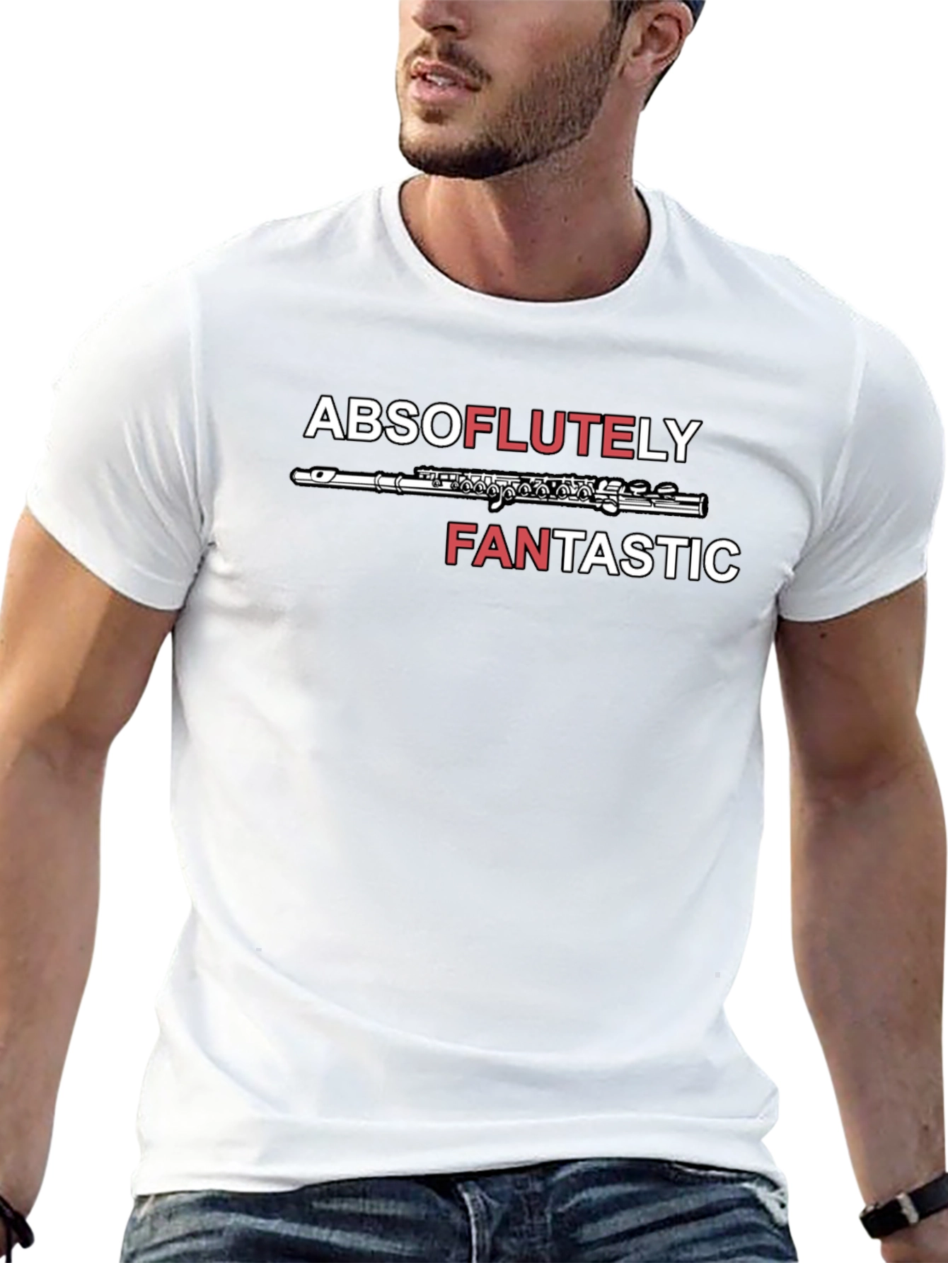 Absoflutely Fantastic Flute T-Shirt - Music Lover Tee