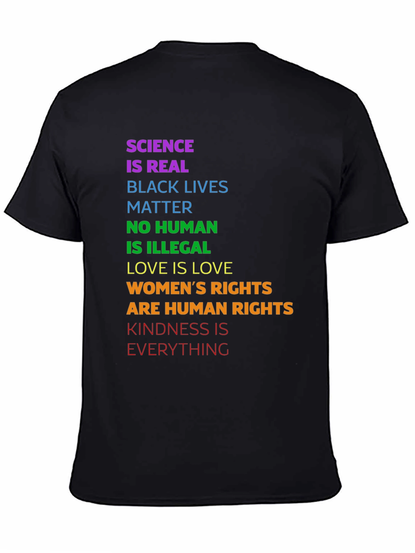 Science is Real Graphic Tee - Equality & Kindness