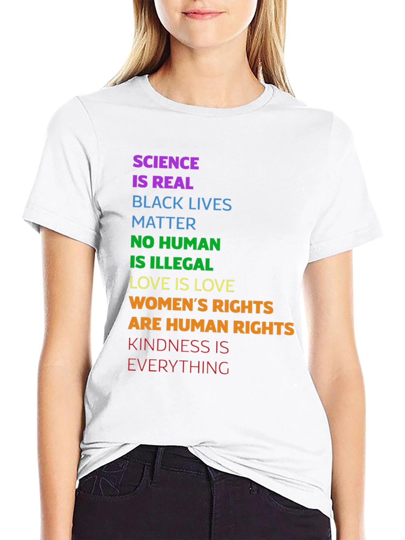 Science is Real Graphic Tee - Equality & Kindness