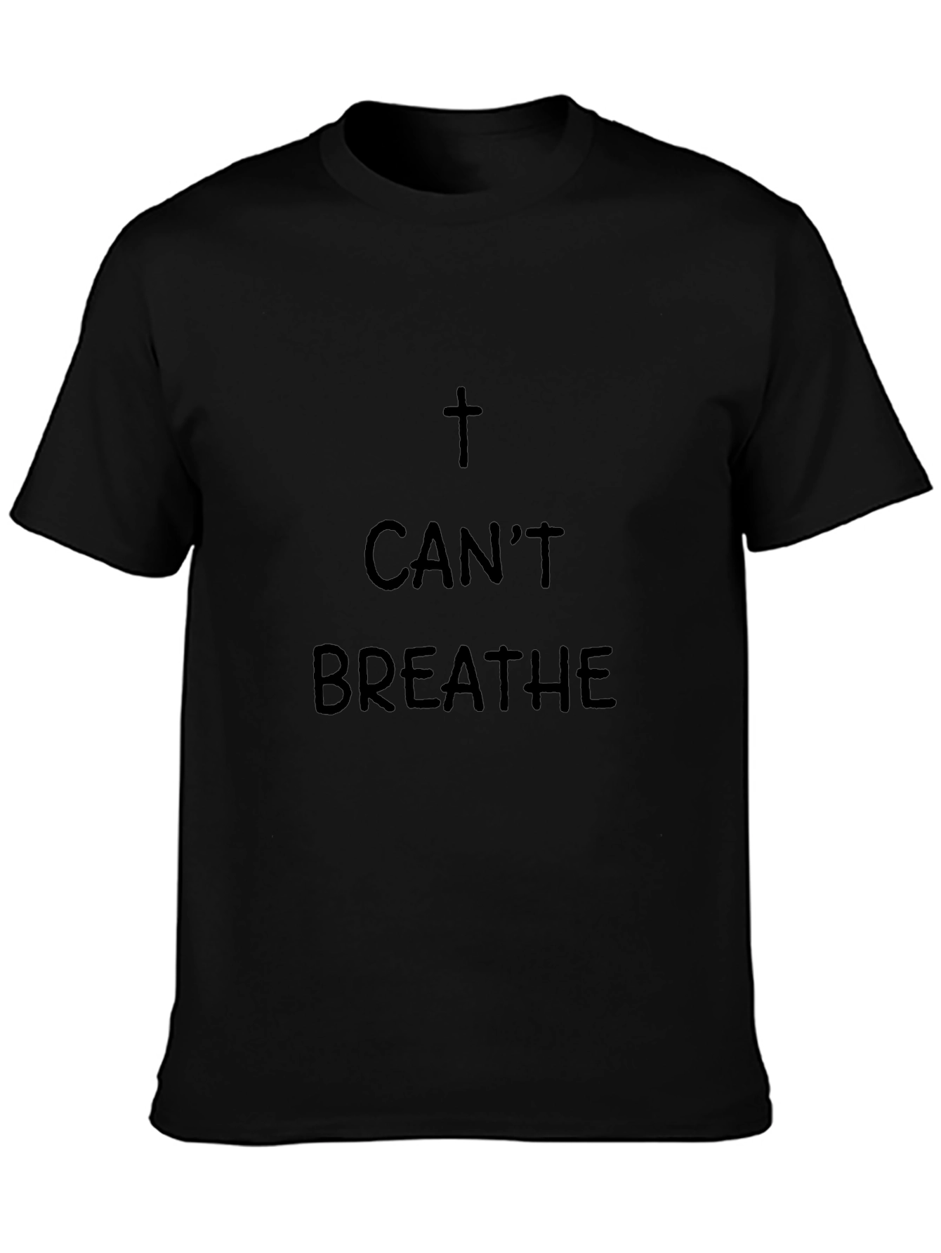 I Cant Breathe Graphic Tee - Black