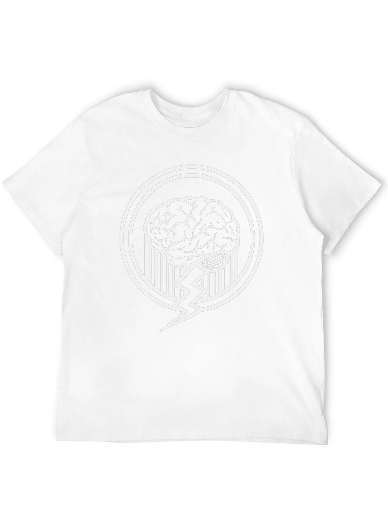 Brain Power T-Shirt - Black Graphic Tee