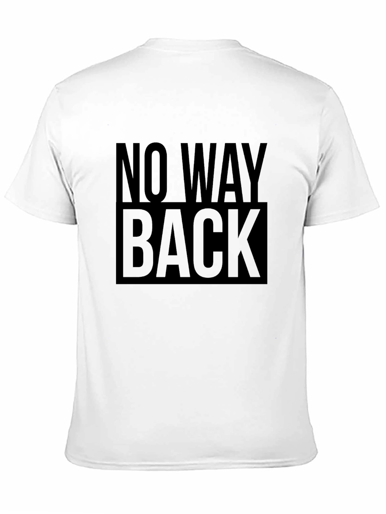 No Way Back Graphic Tee - Mens Black T-Shirt