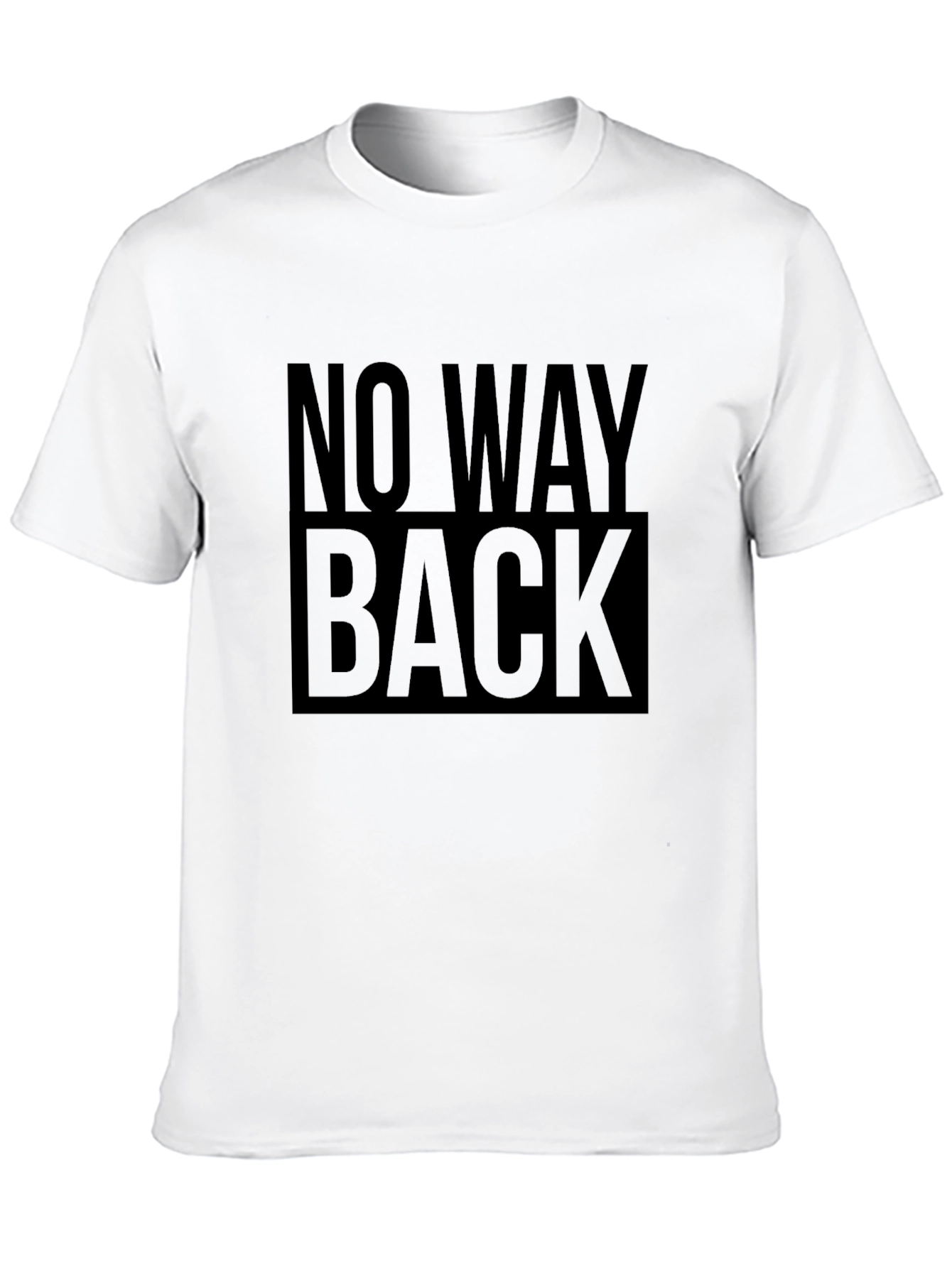 No Way Back Graphic Tee - Mens Black T-Shirt