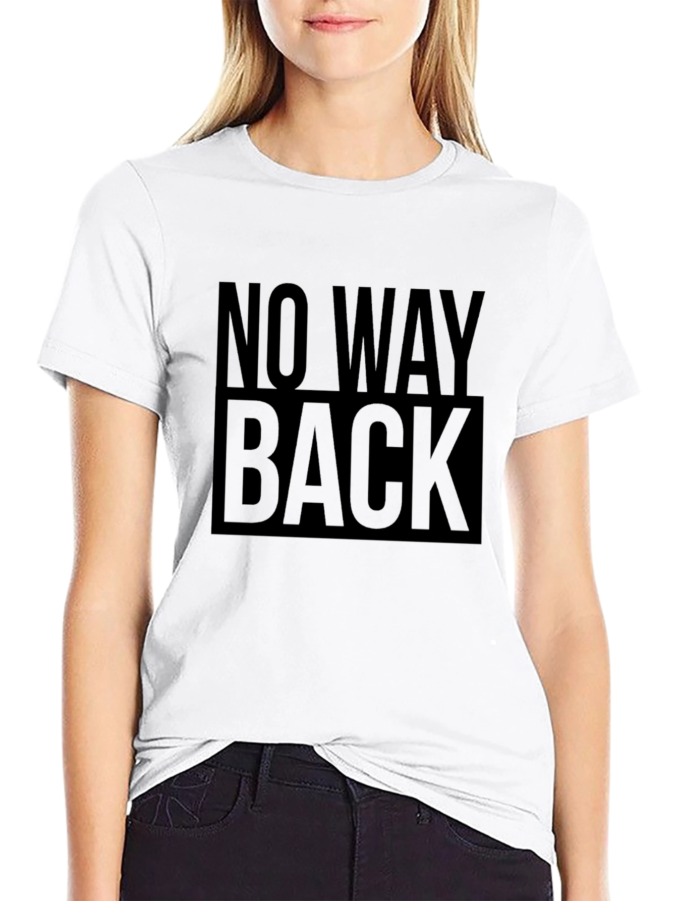 No Way Back Graphic Tee - Mens Black T-Shirt