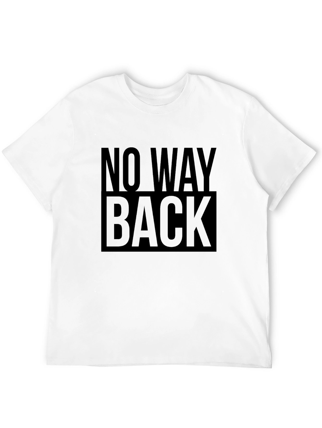 No Way Back Graphic Tee - Mens Black T-Shirt