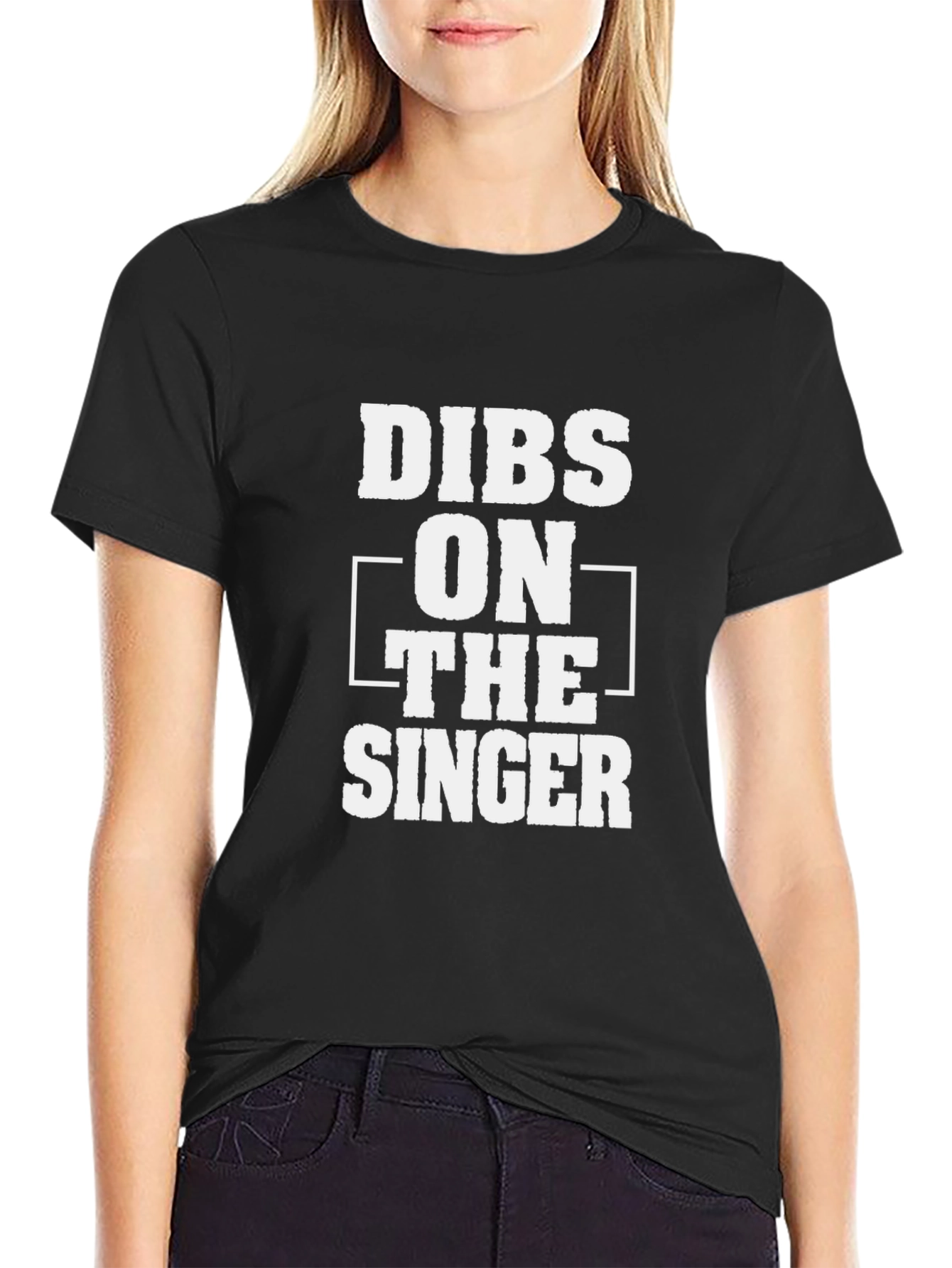 Dibs on the Singer - Funny Graphic Tee