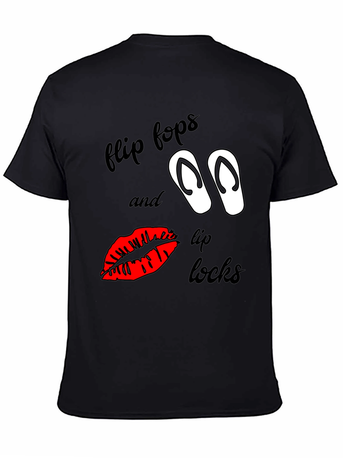 Flip Flops & Lip Locks Graphic Tee