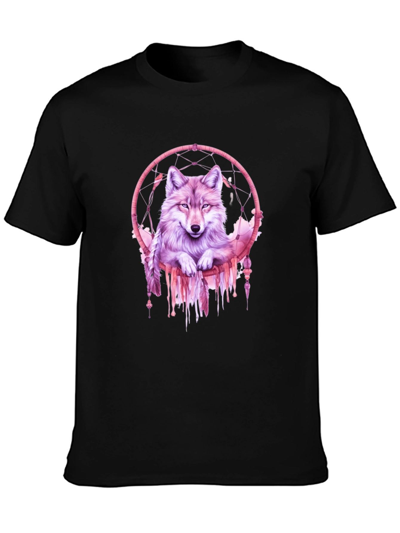 Wolf Dreamcatcher Graphic T-Shirt