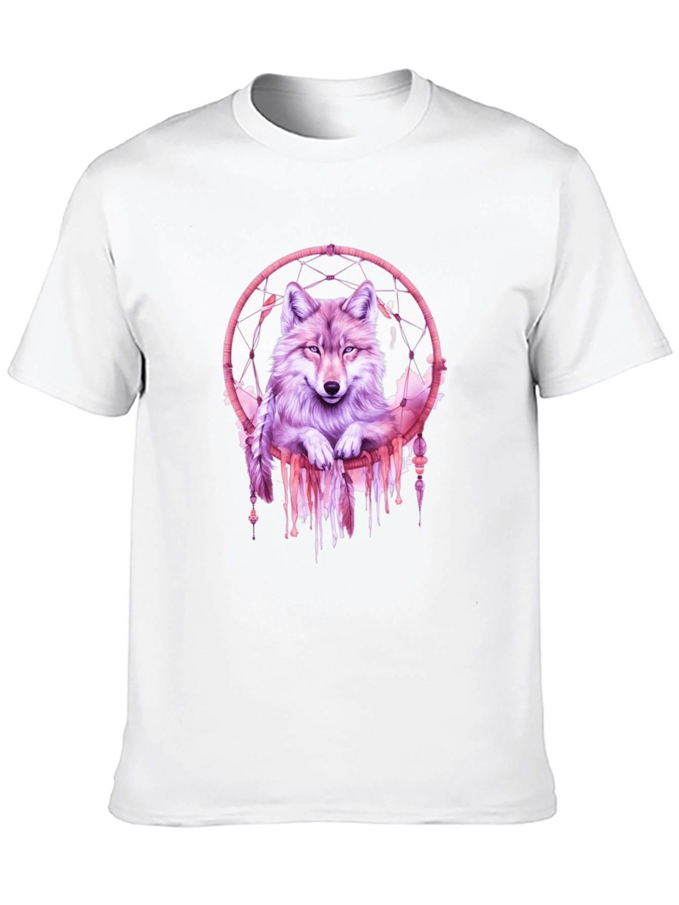 Wolf Dreamcatcher Graphic T-Shirt