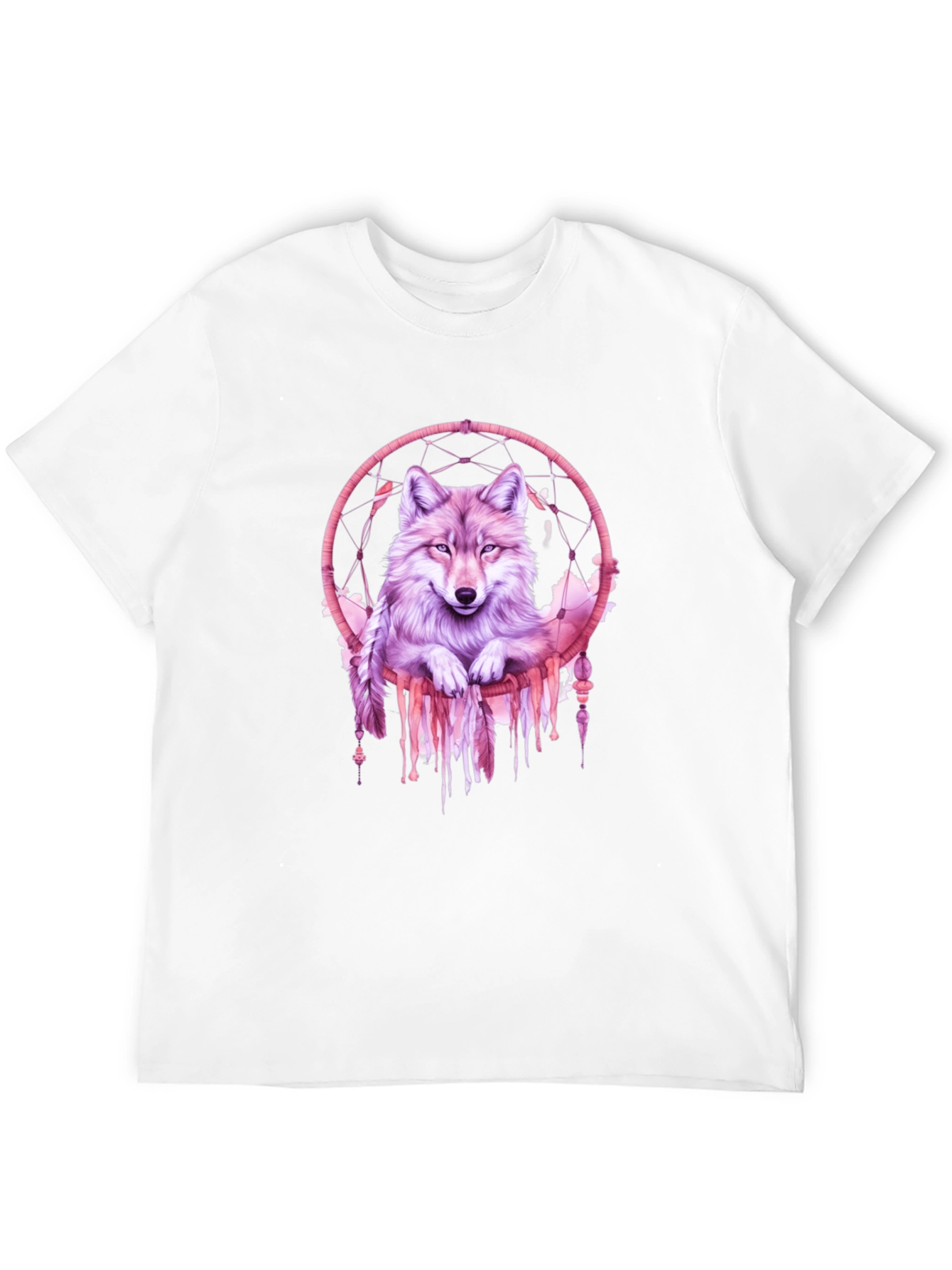 Wolf Dreamcatcher Graphic T-Shirt