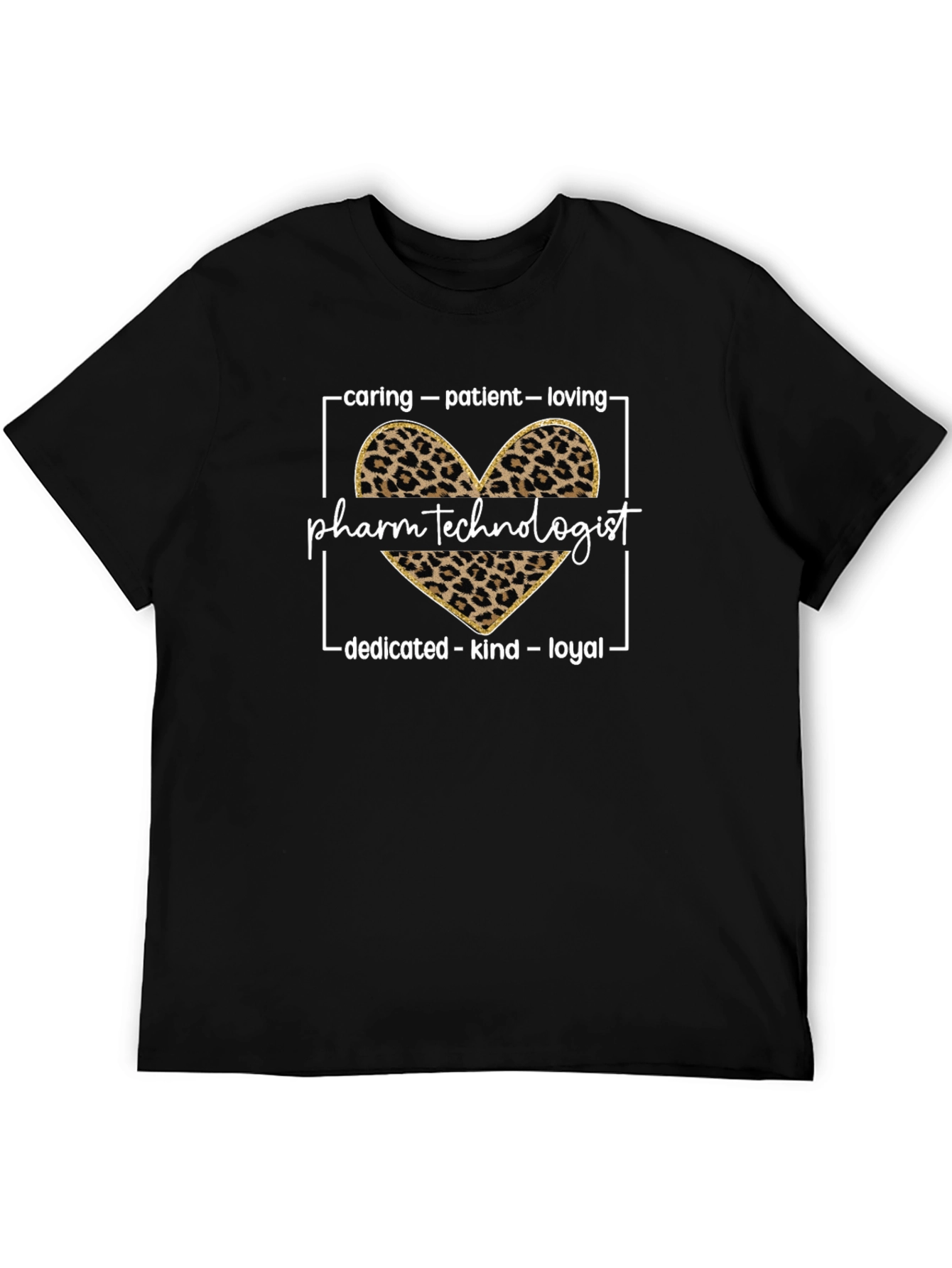 Pharm Tech Leopard Heart T-Shirt
