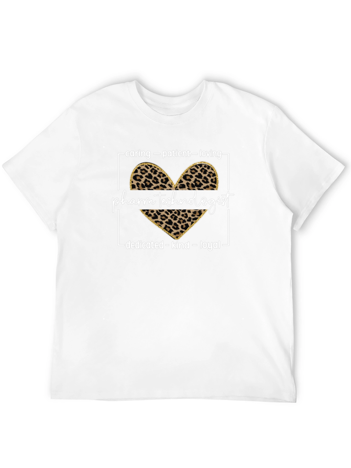 Pharm Tech Leopard Heart T-Shirt