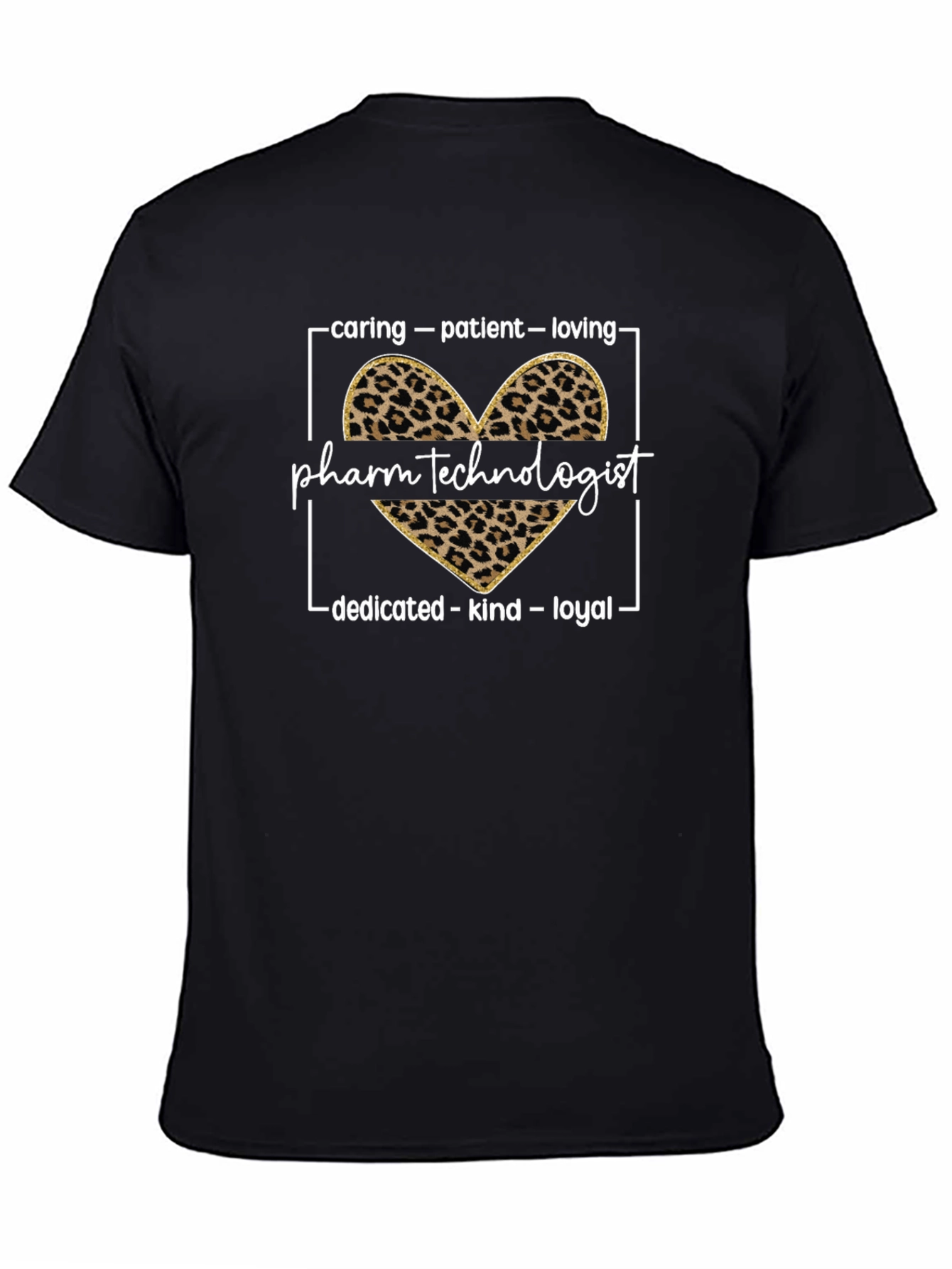 Pharm Tech Leopard Heart T-Shirt