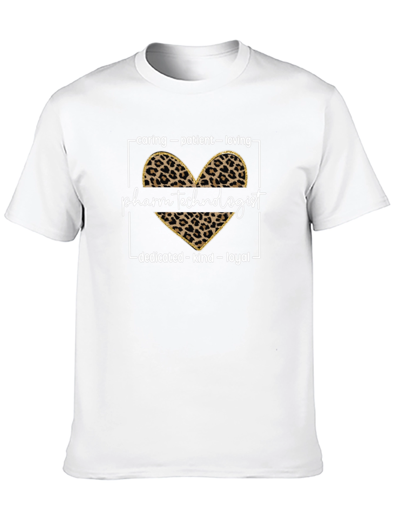 Pharm Tech Leopard Heart T-Shirt