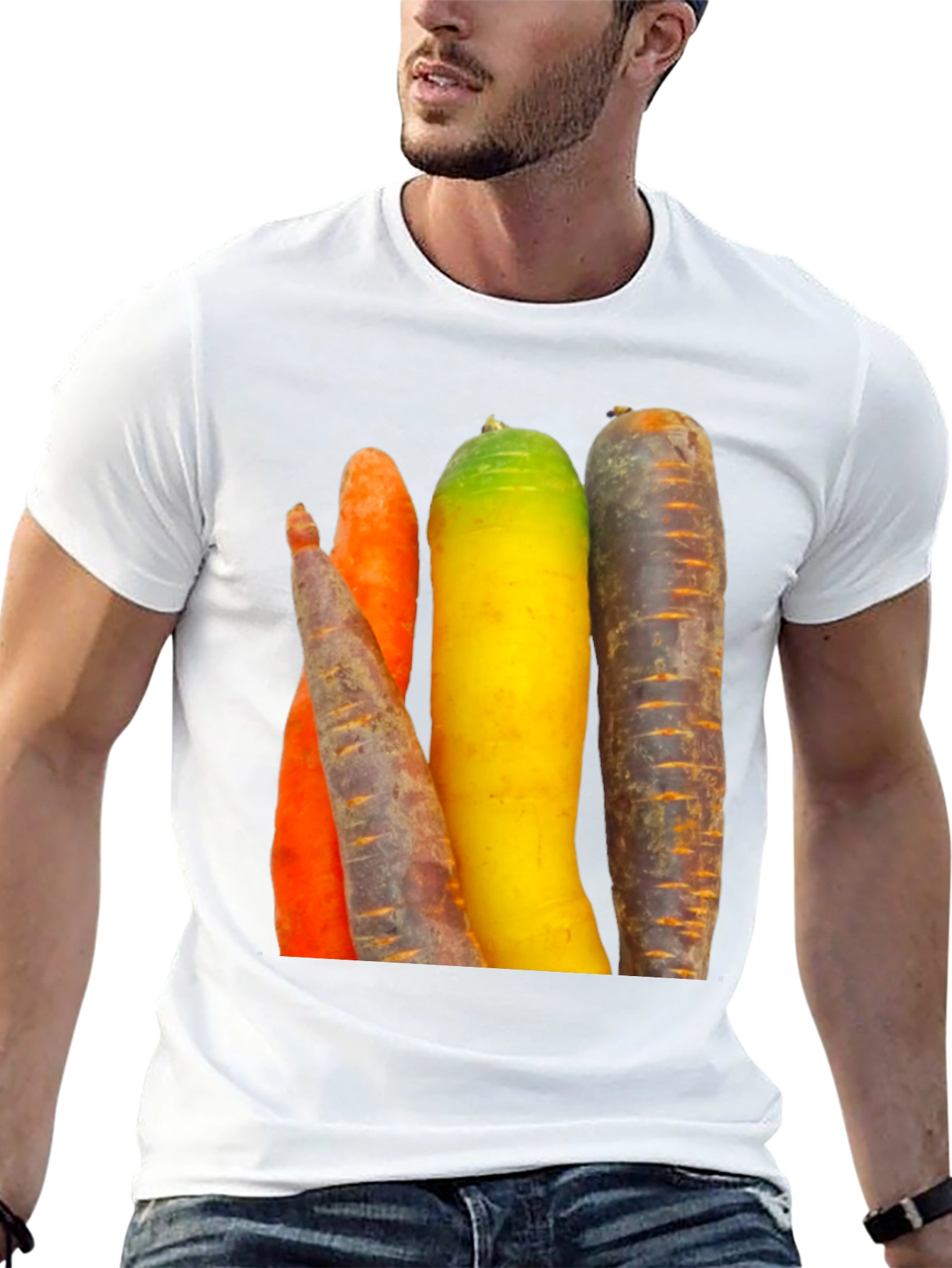 Carrot Color Block T-Shirt