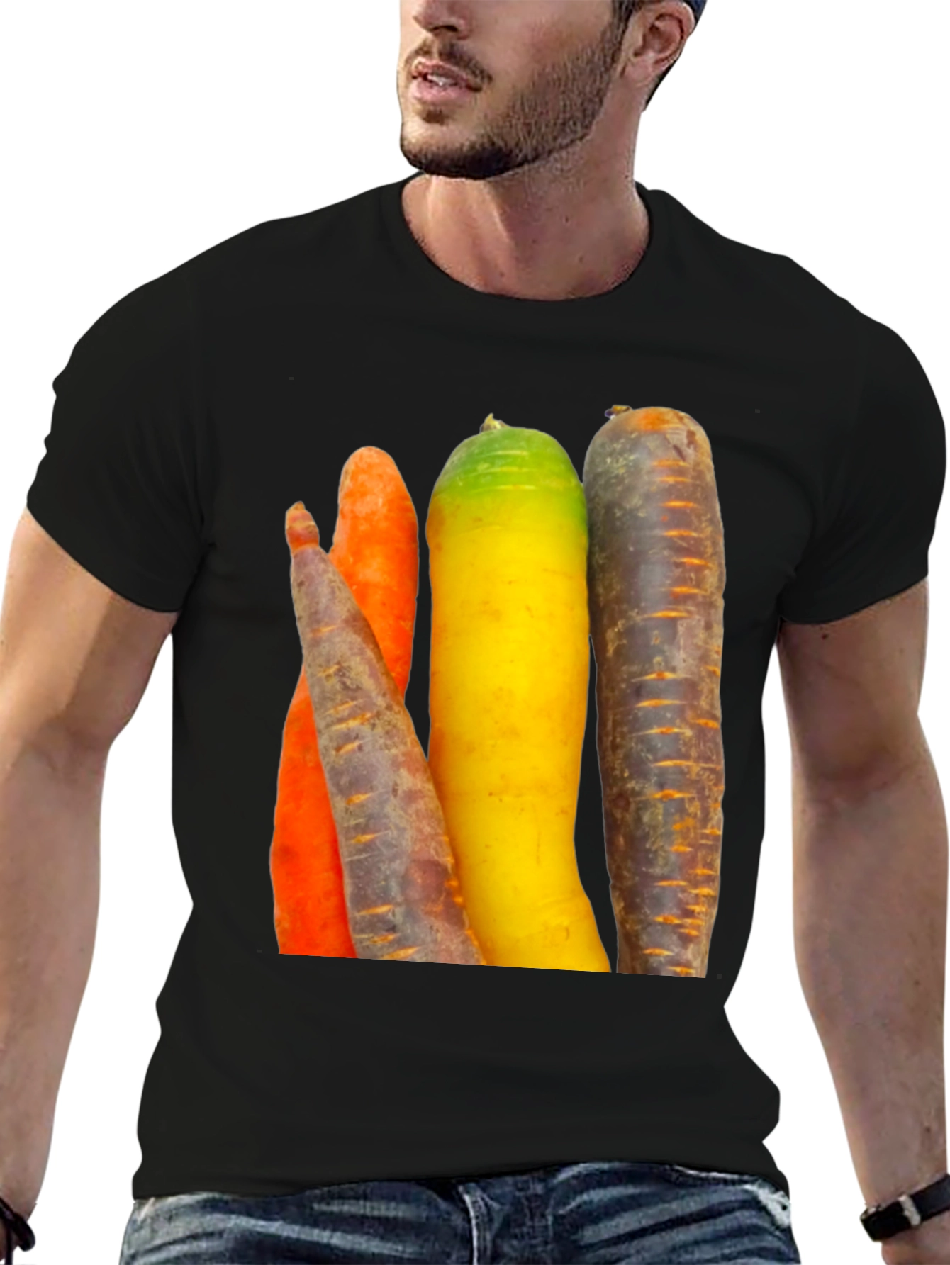 Carrot Color Block T-Shirt