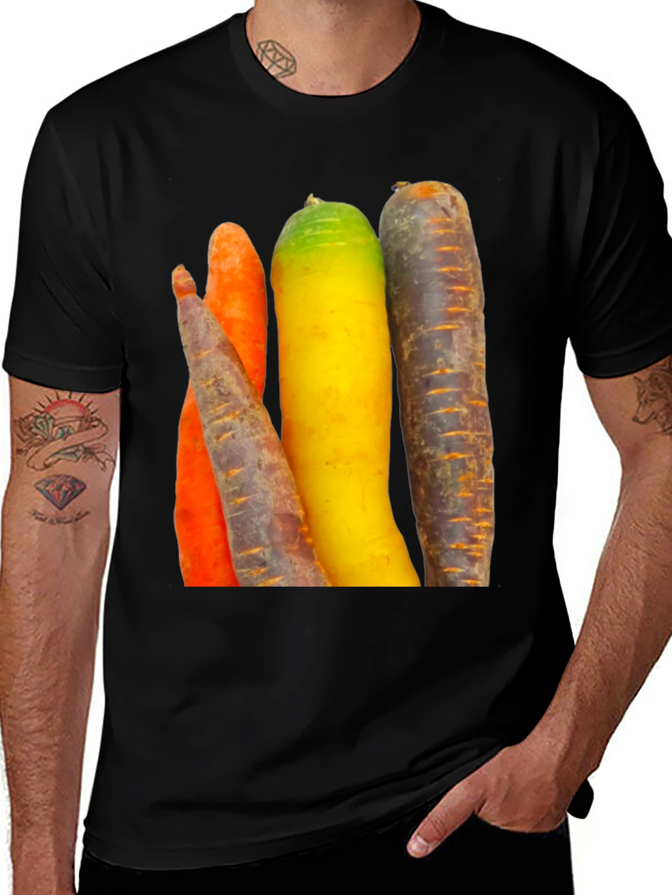 Carrot Color Block T-Shirt