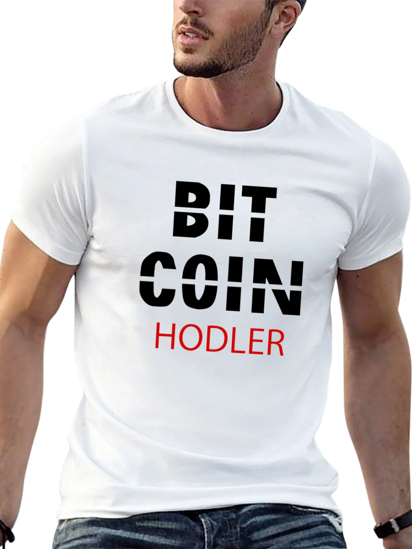 Bitcoin HODLER Graphic Tee - Crypto Fan Apparel