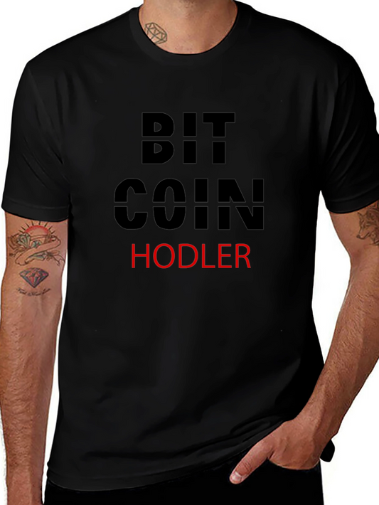 Bitcoin HODLER Graphic Tee - Crypto Fan Apparel
