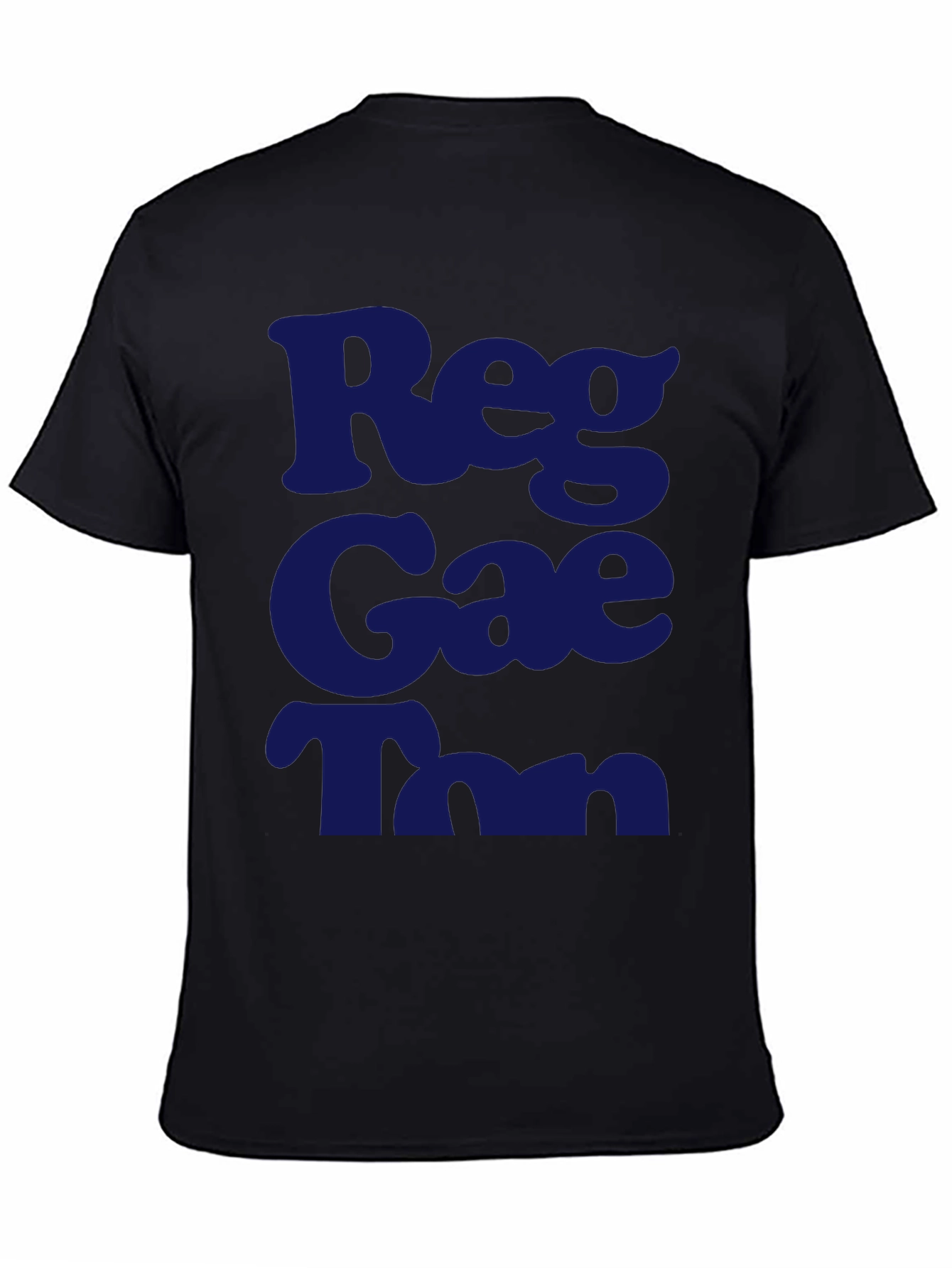 Reggae T-Shirt - Black Crew Neck Graphic Tee