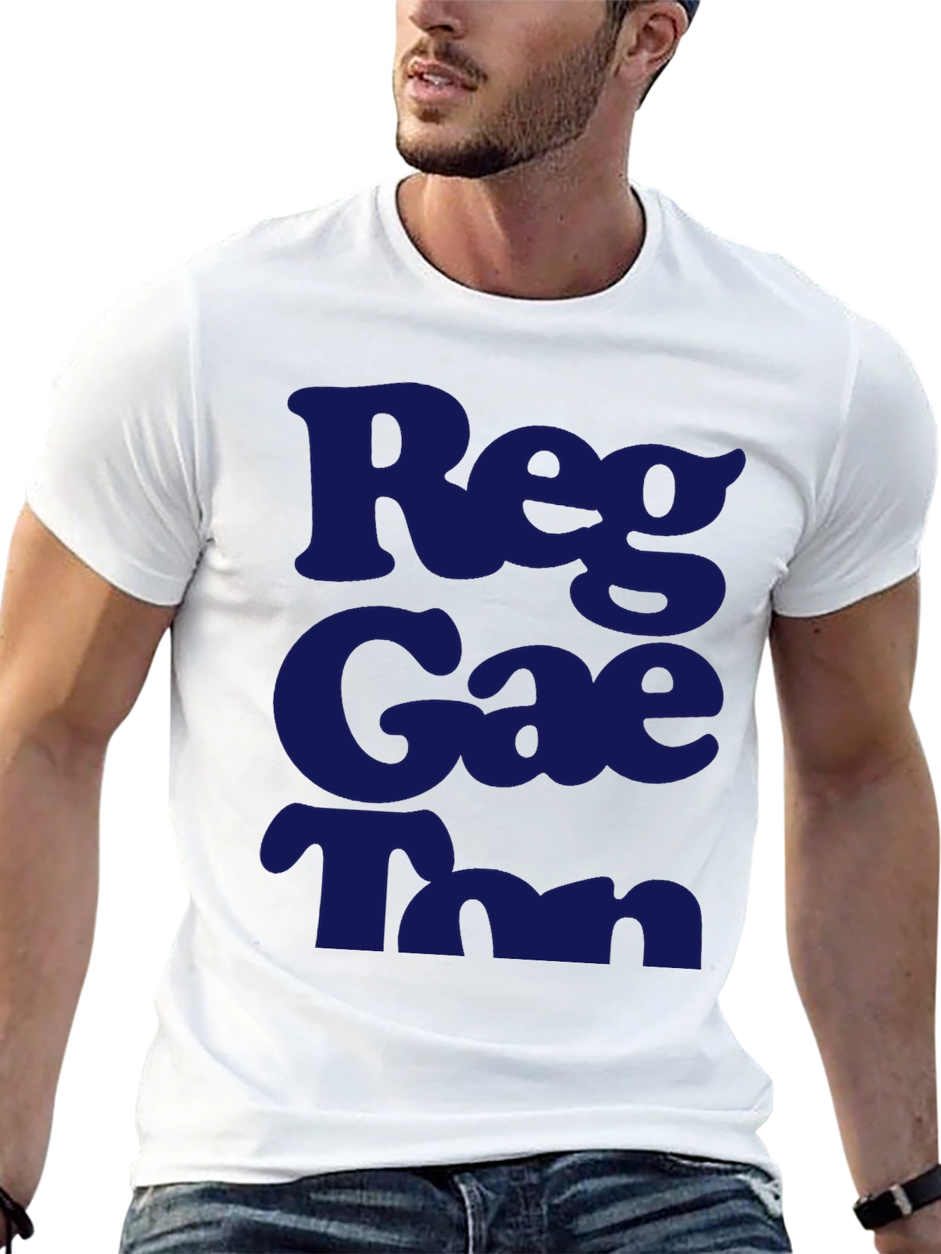 Reggae T-Shirt - Black Crew Neck Graphic Tee