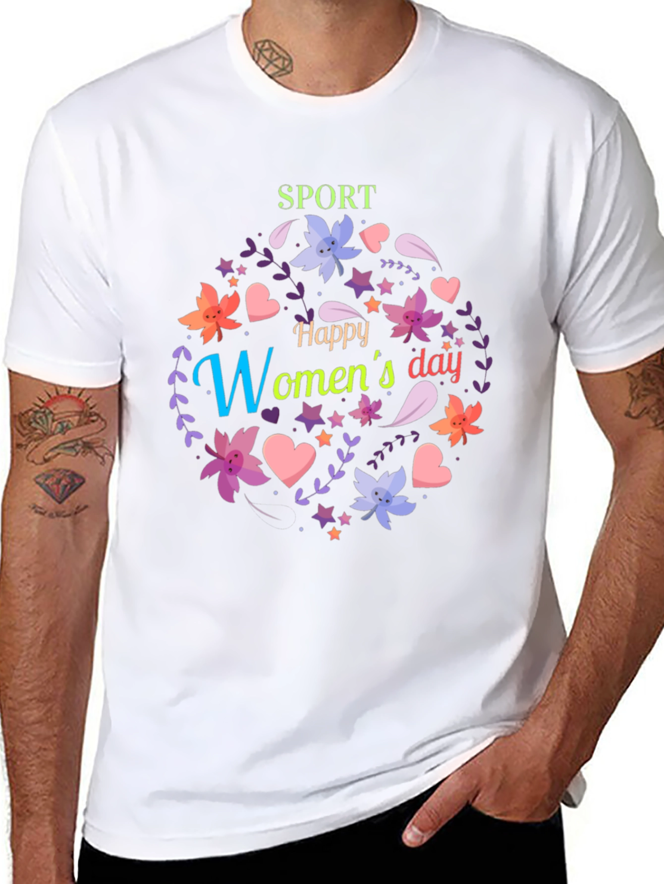 Happy Womens Day Sport T-Shirt