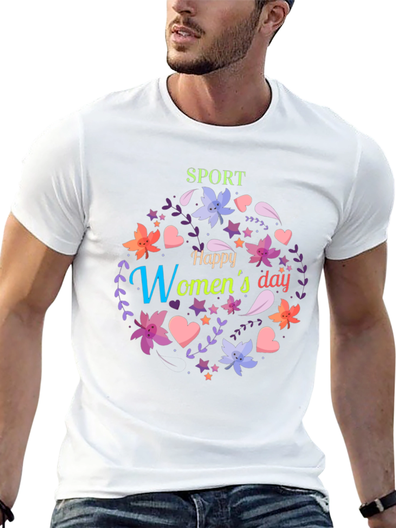 Happy Womens Day Sport T-Shirt