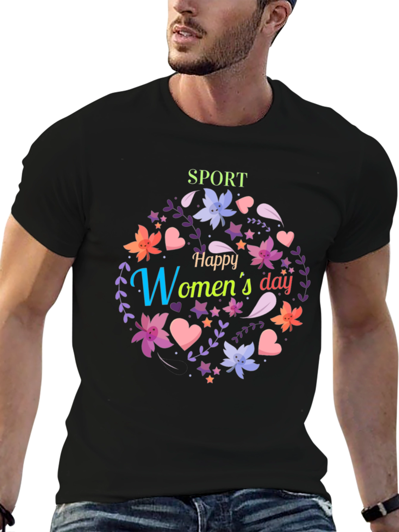 Happy Womens Day Sport T-Shirt