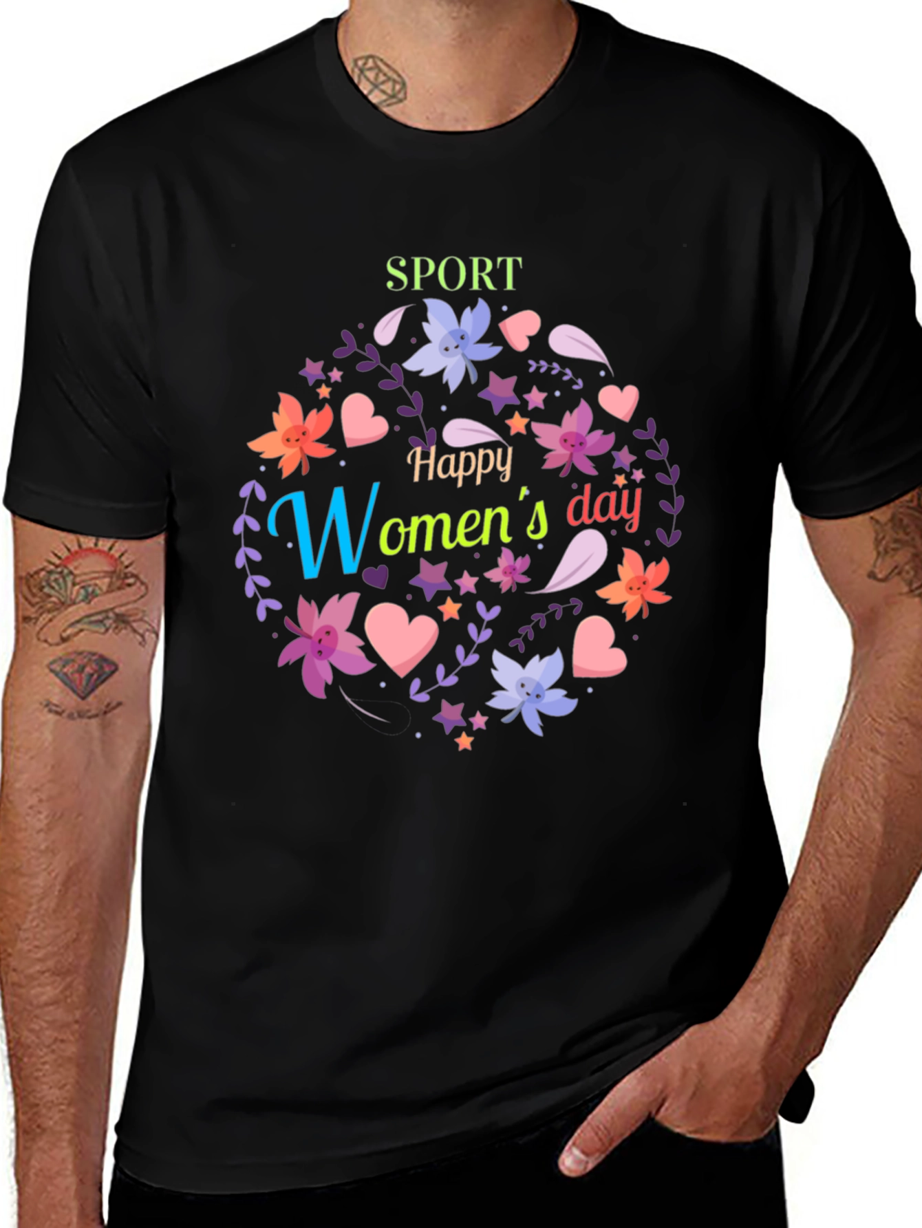 Happy Womens Day Sport T-Shirt