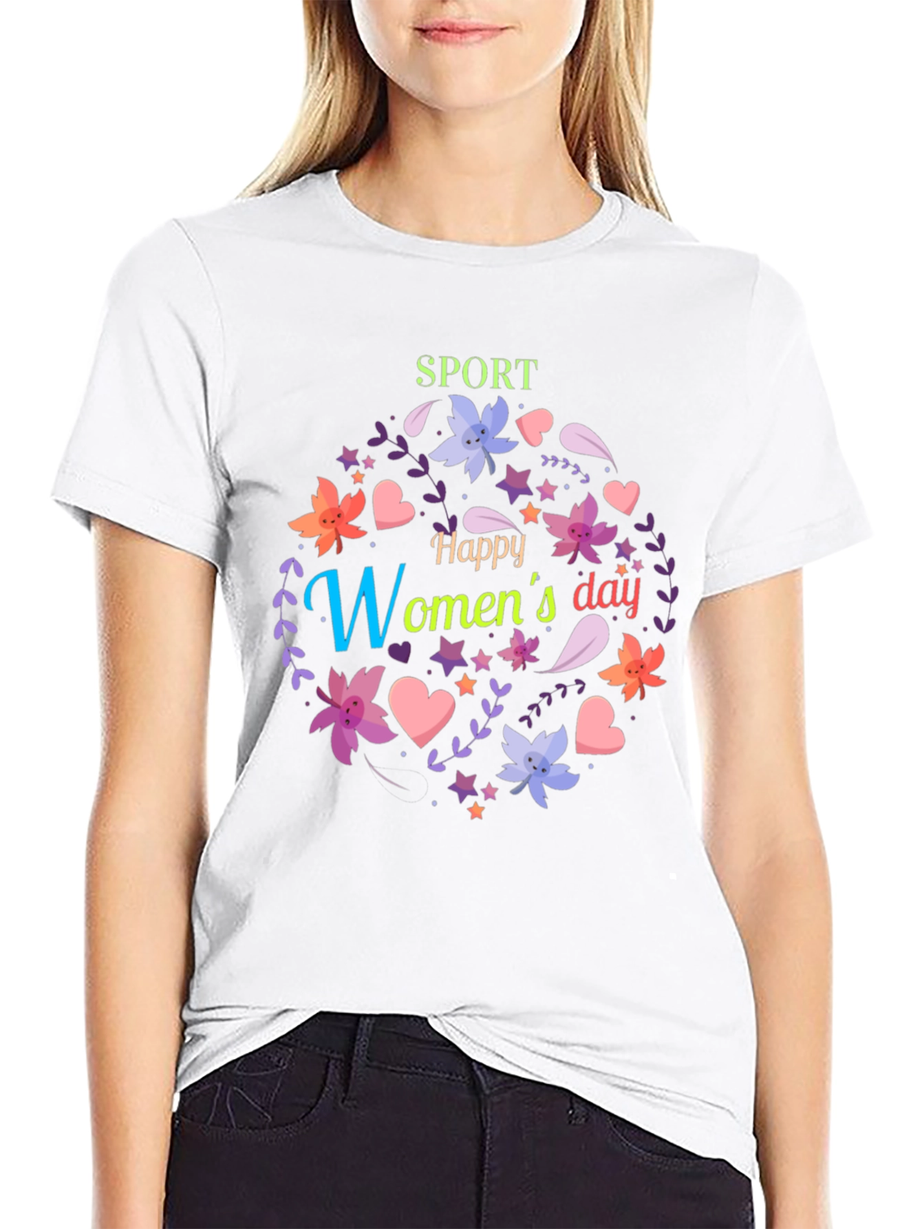 Happy Womens Day Sport T-Shirt