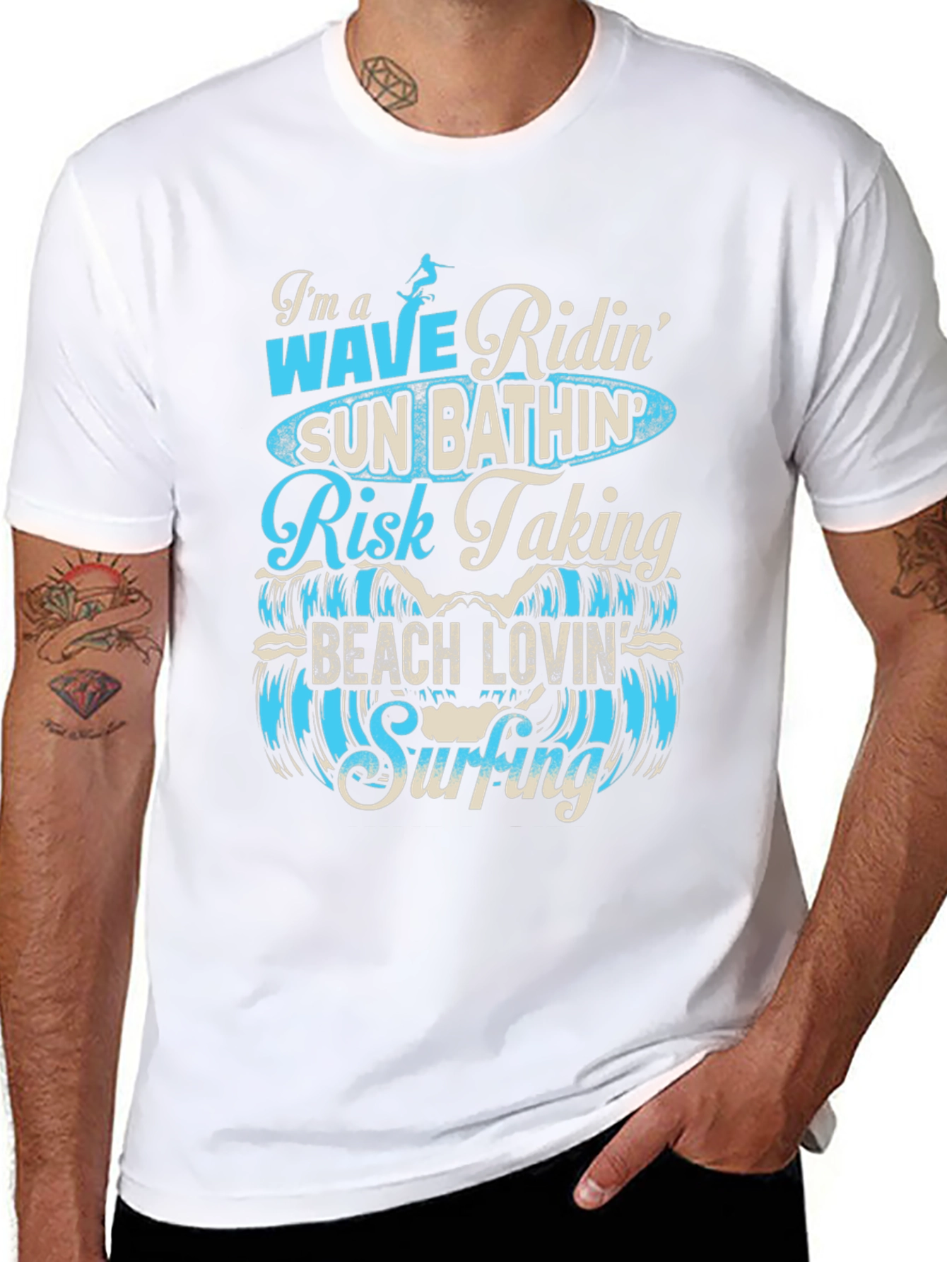 Surfing Lifestyle Graphic Tee