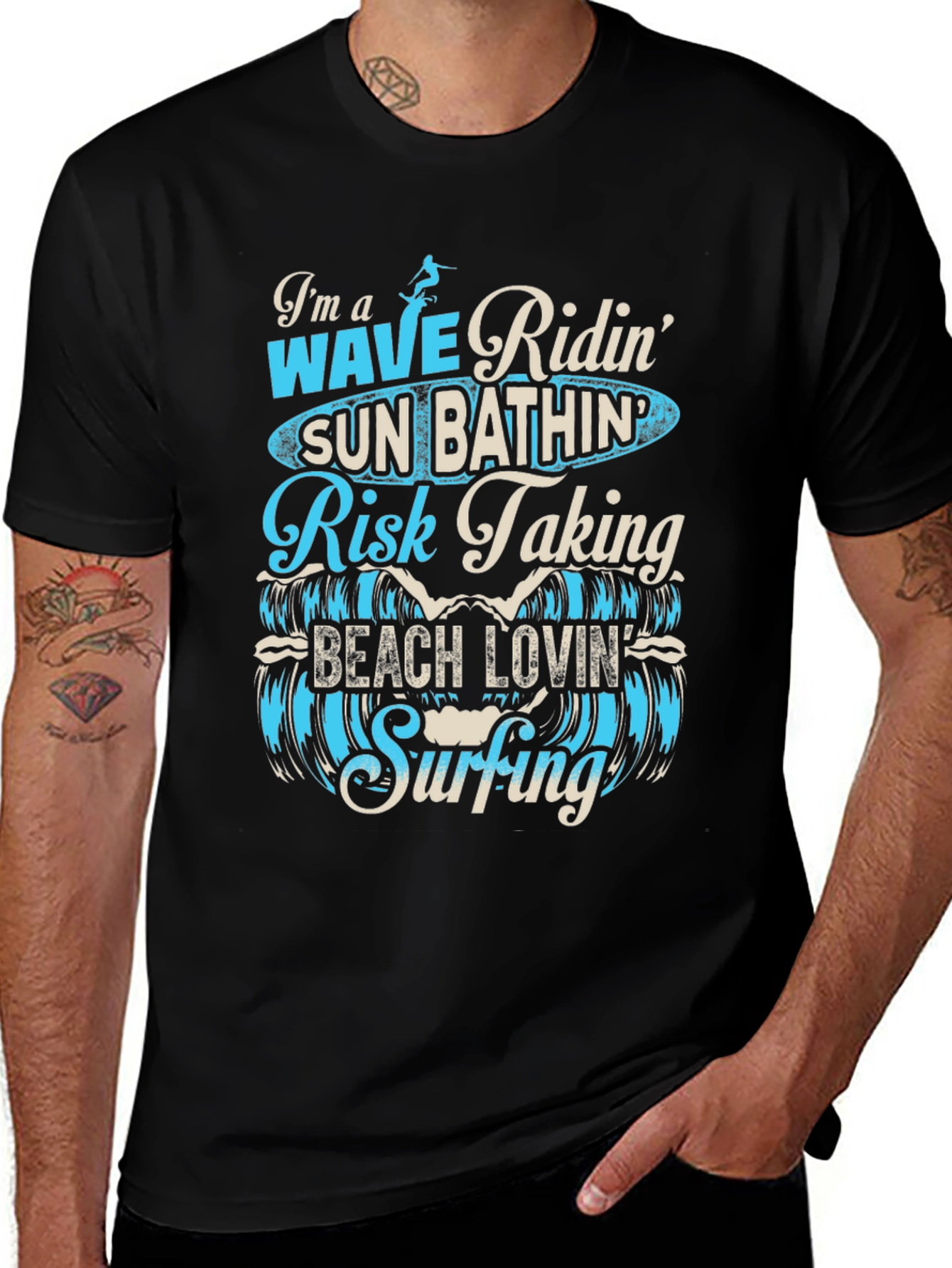 Surfing Lifestyle Graphic Tee