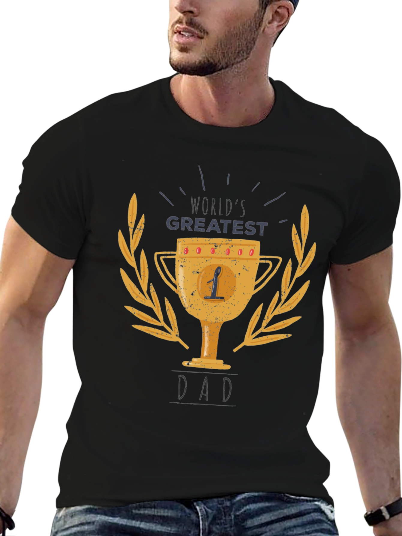 Worlds Greatest Dad Trophy T-Shirt
