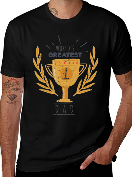 Worlds Greatest Dad Trophy T-Shirt