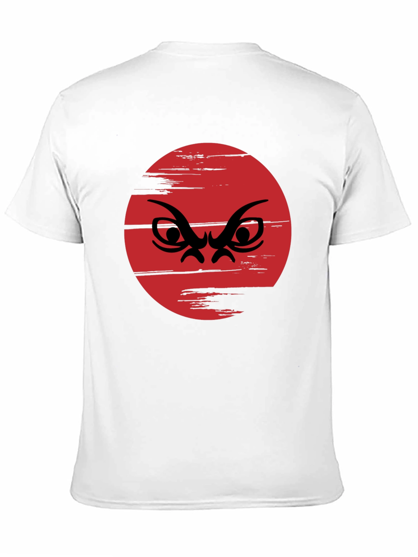 Grumpy Face Graphic Tee - Mens Black T-Shirt