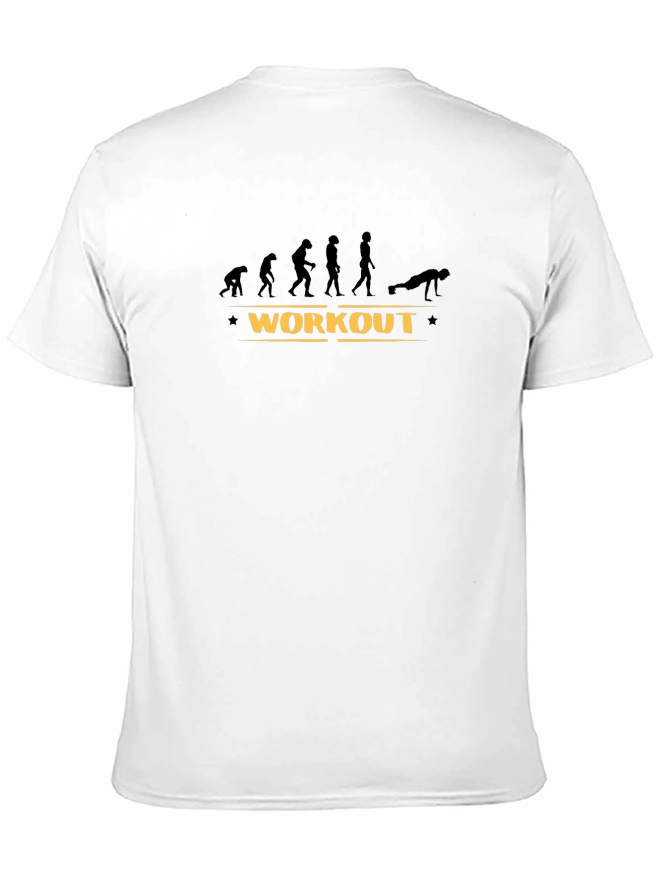 Workout Evolution T-Shirt - Black Fitness Tee