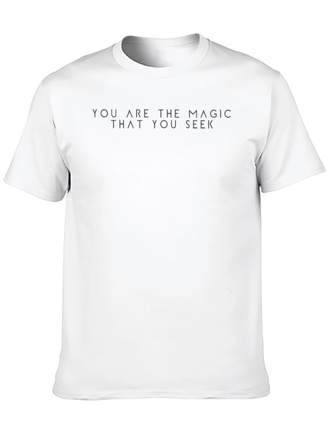 Magic Seek Black T-Shirt - Motivational Tee
