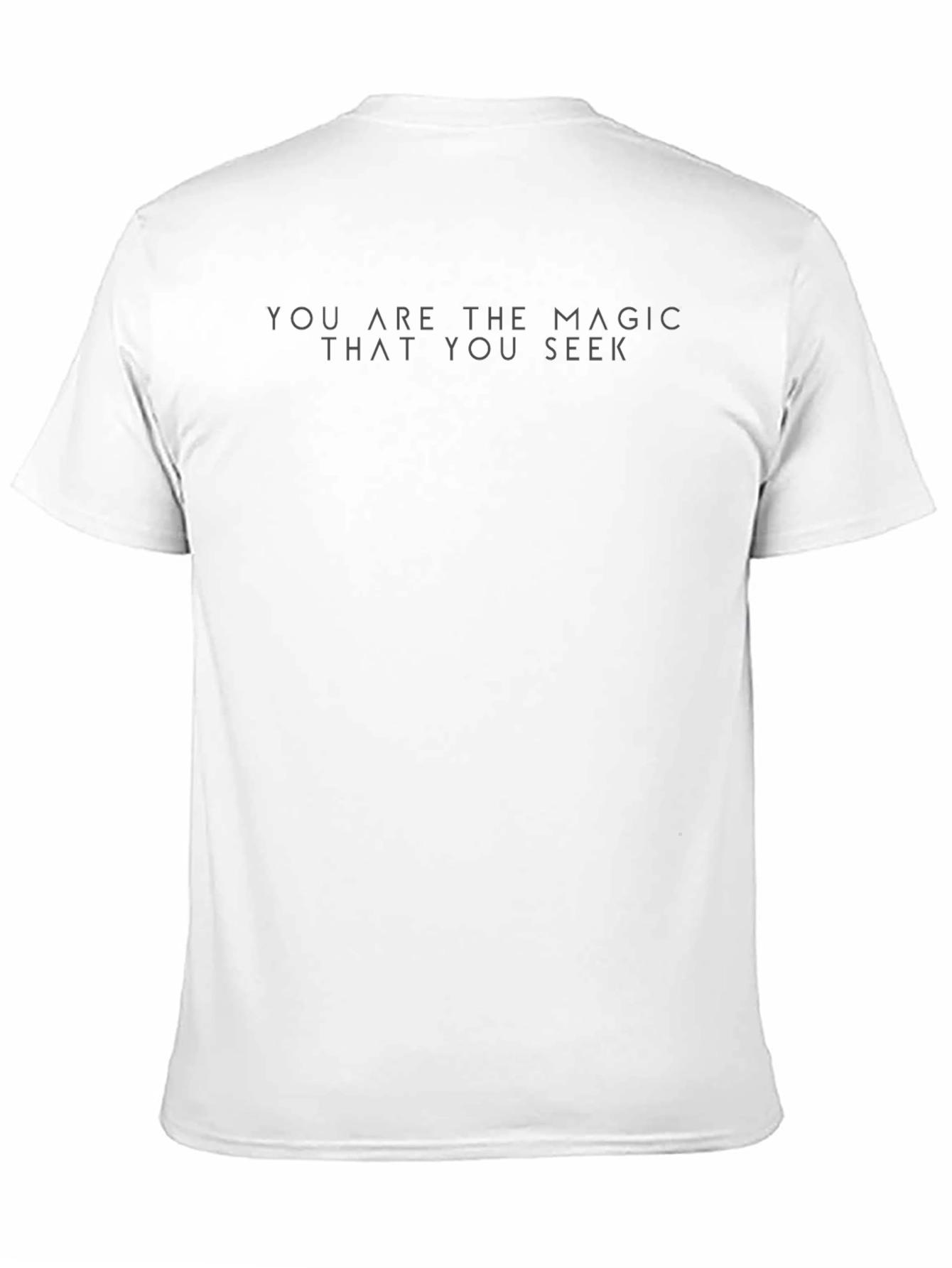 Magic Seek Black T-Shirt - Motivational Tee
