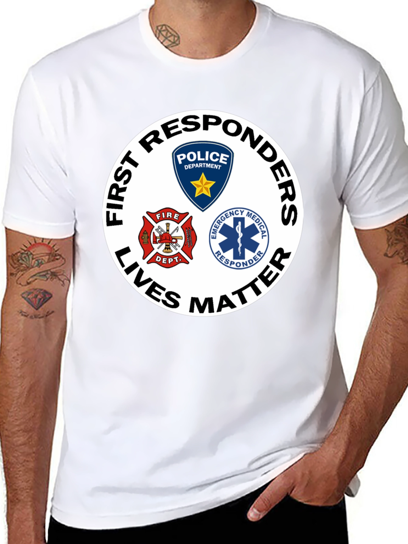 First Responders Lives Matter T-Shirt