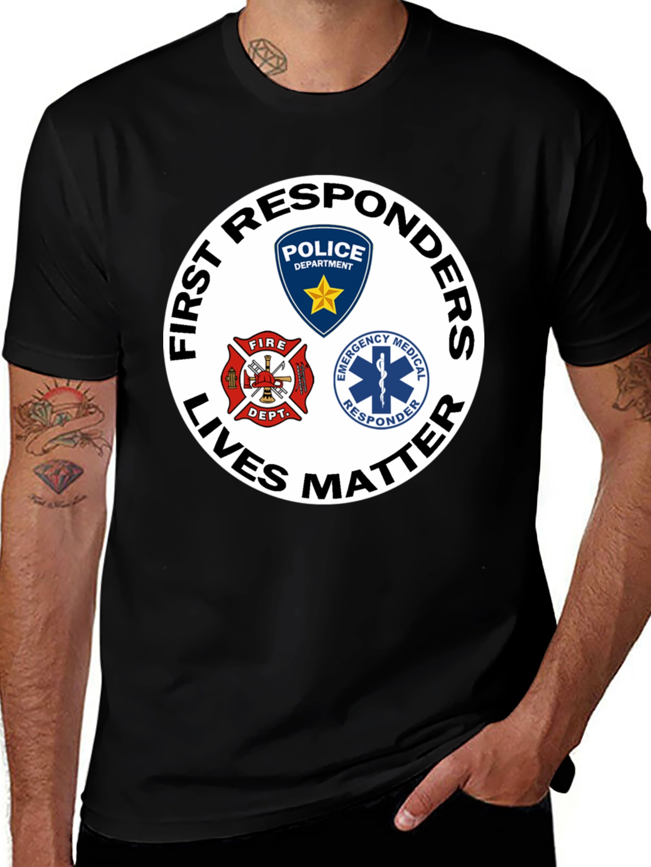 First Responders Lives Matter T-Shirt
