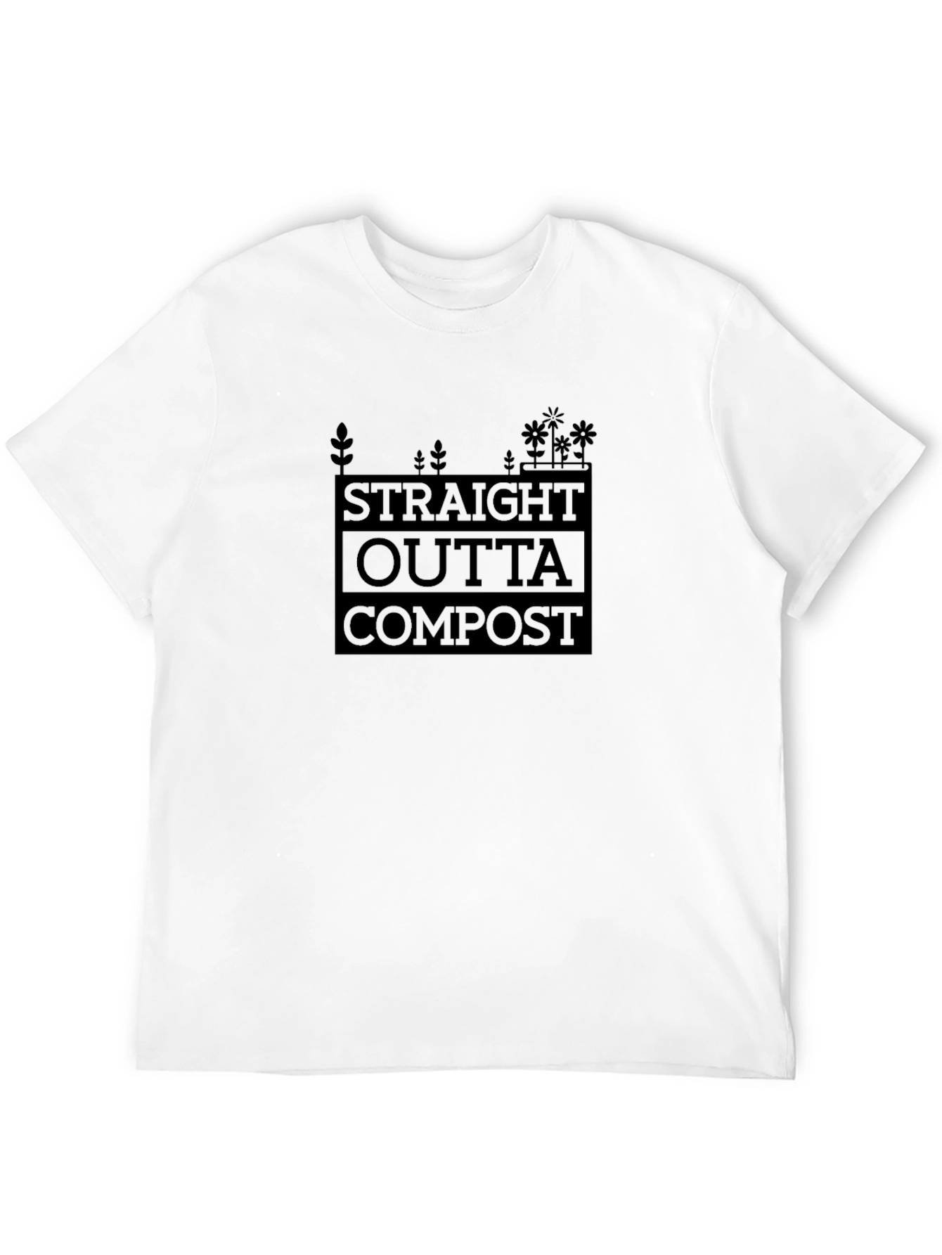 Straight Outta Compost Black T-Shirt