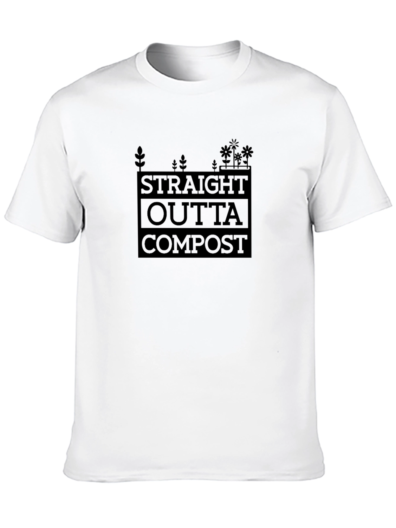 Straight Outta Compost Black T-Shirt
